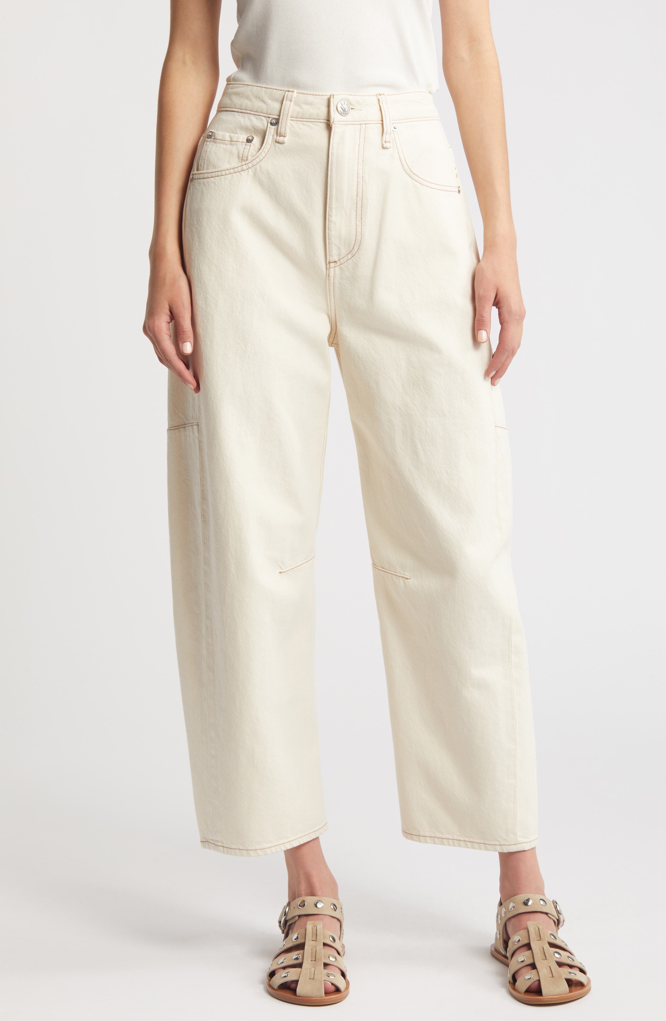 Charlie Organic Cotton Barrel Jeans - image 1