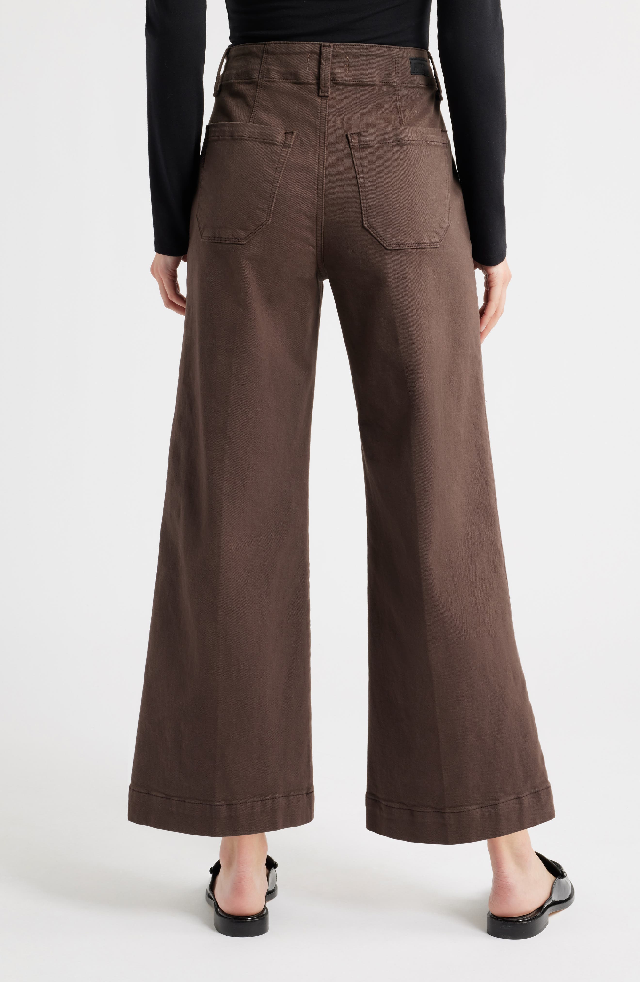 Anessa High Waist Ankle Wide Leg Utility Pants - image 2