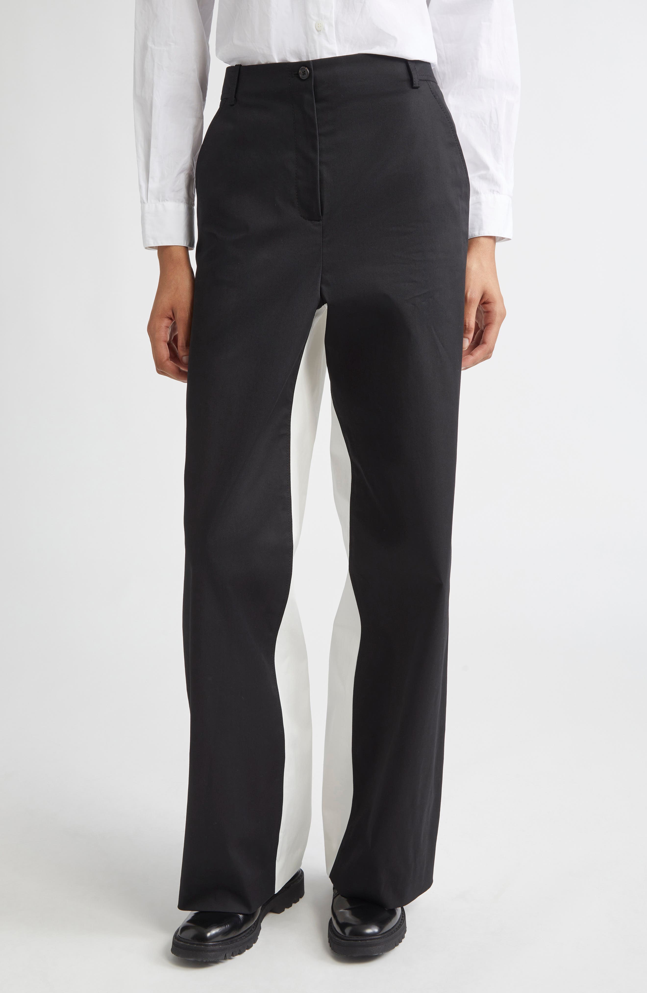 Harrison Colorblock Stretch Cotton Pants - image 1