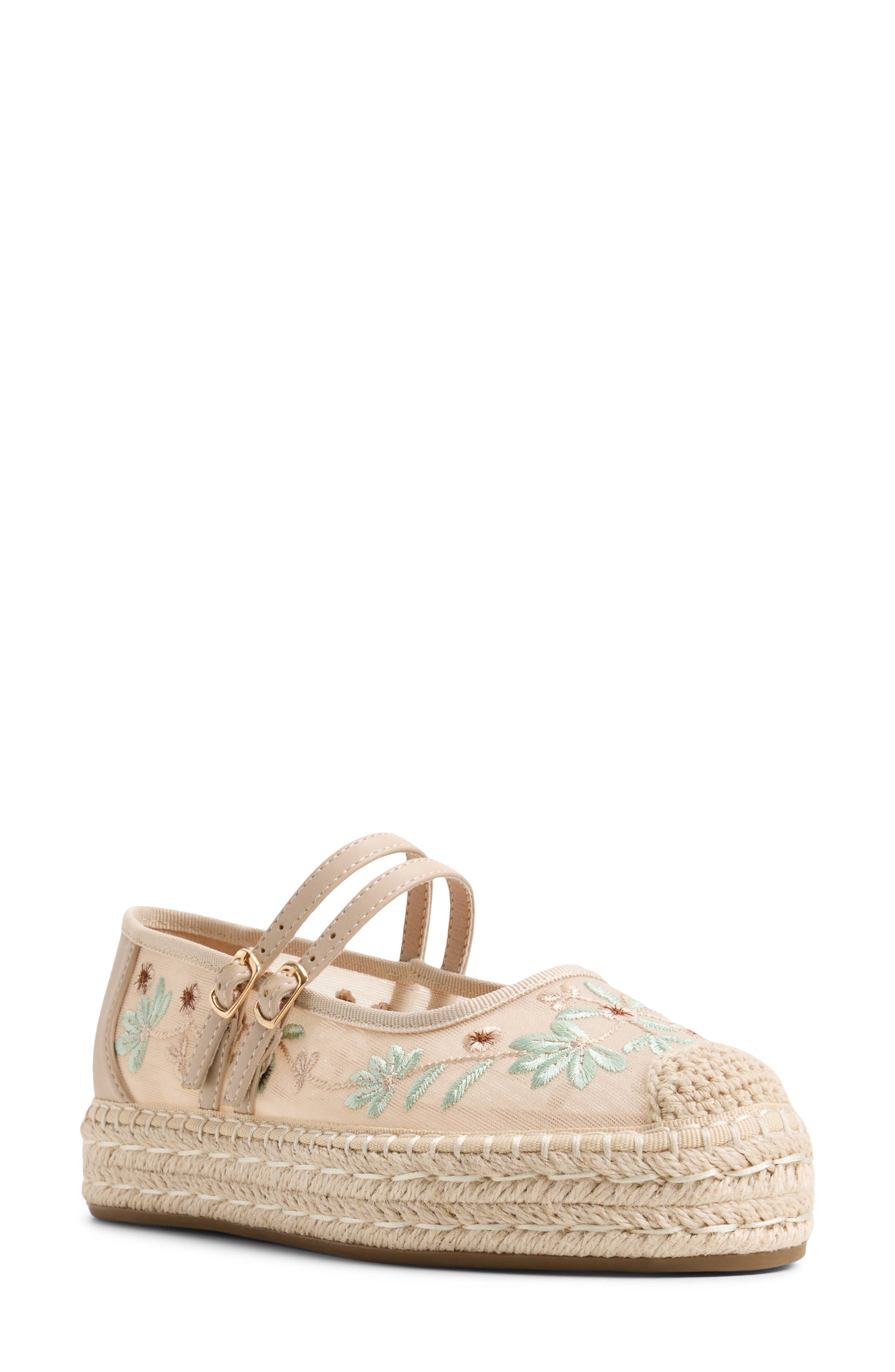 Daffney Platform Mary Jane Flat - image 1
