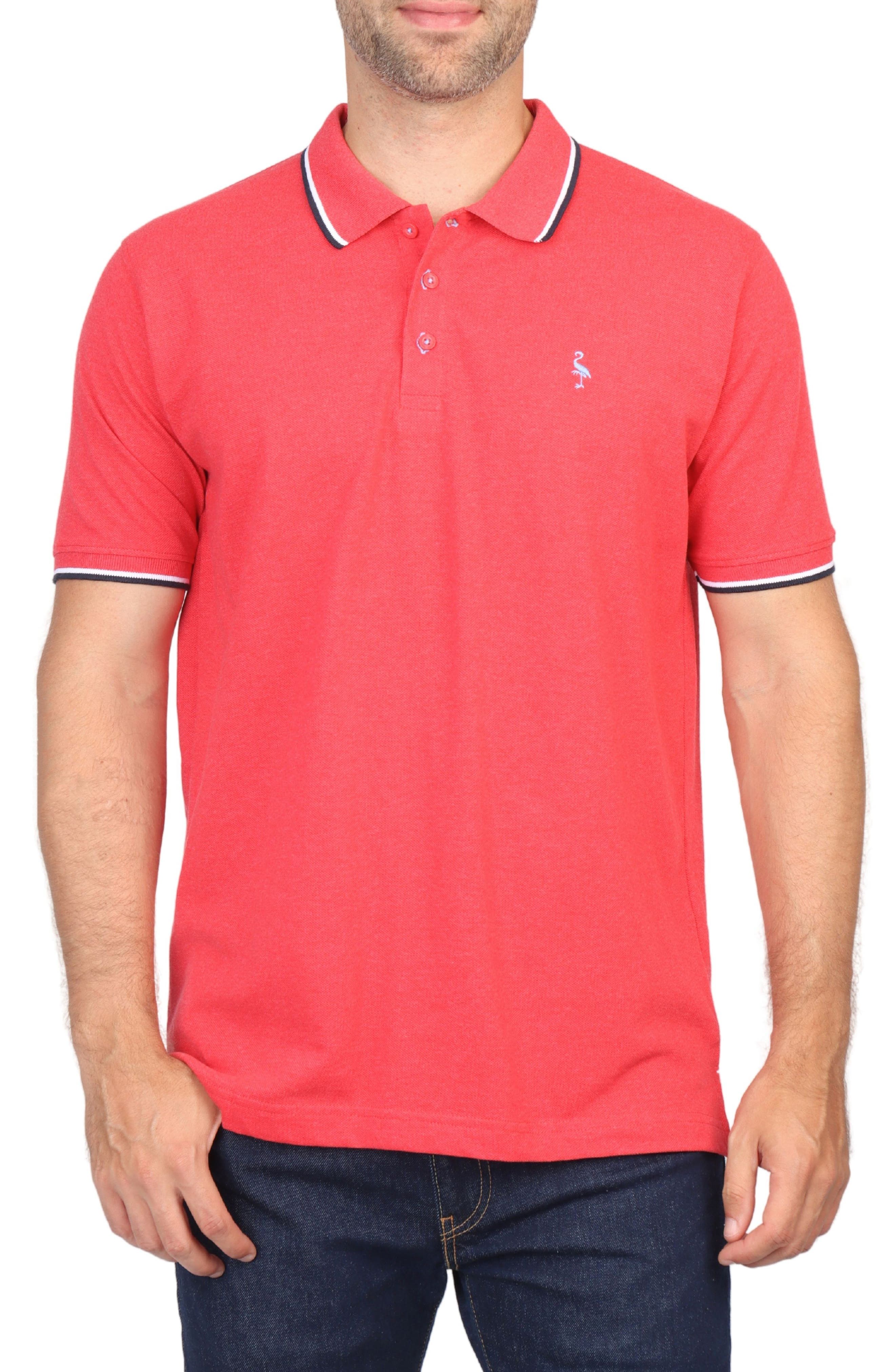 Micro Tipped Pique Polo - image 1
