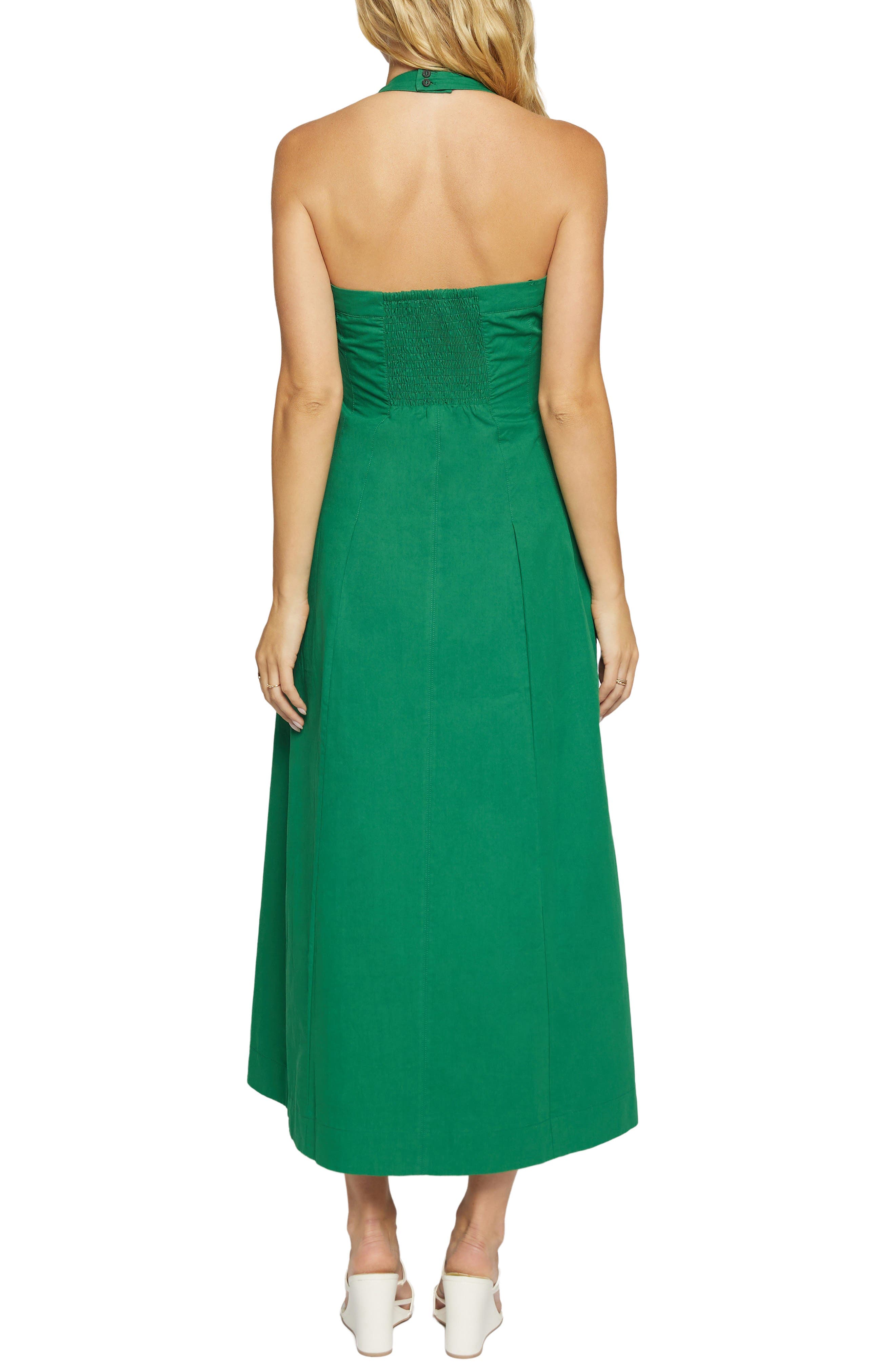 Portofino Bliss Halter Midi Dress - image 2