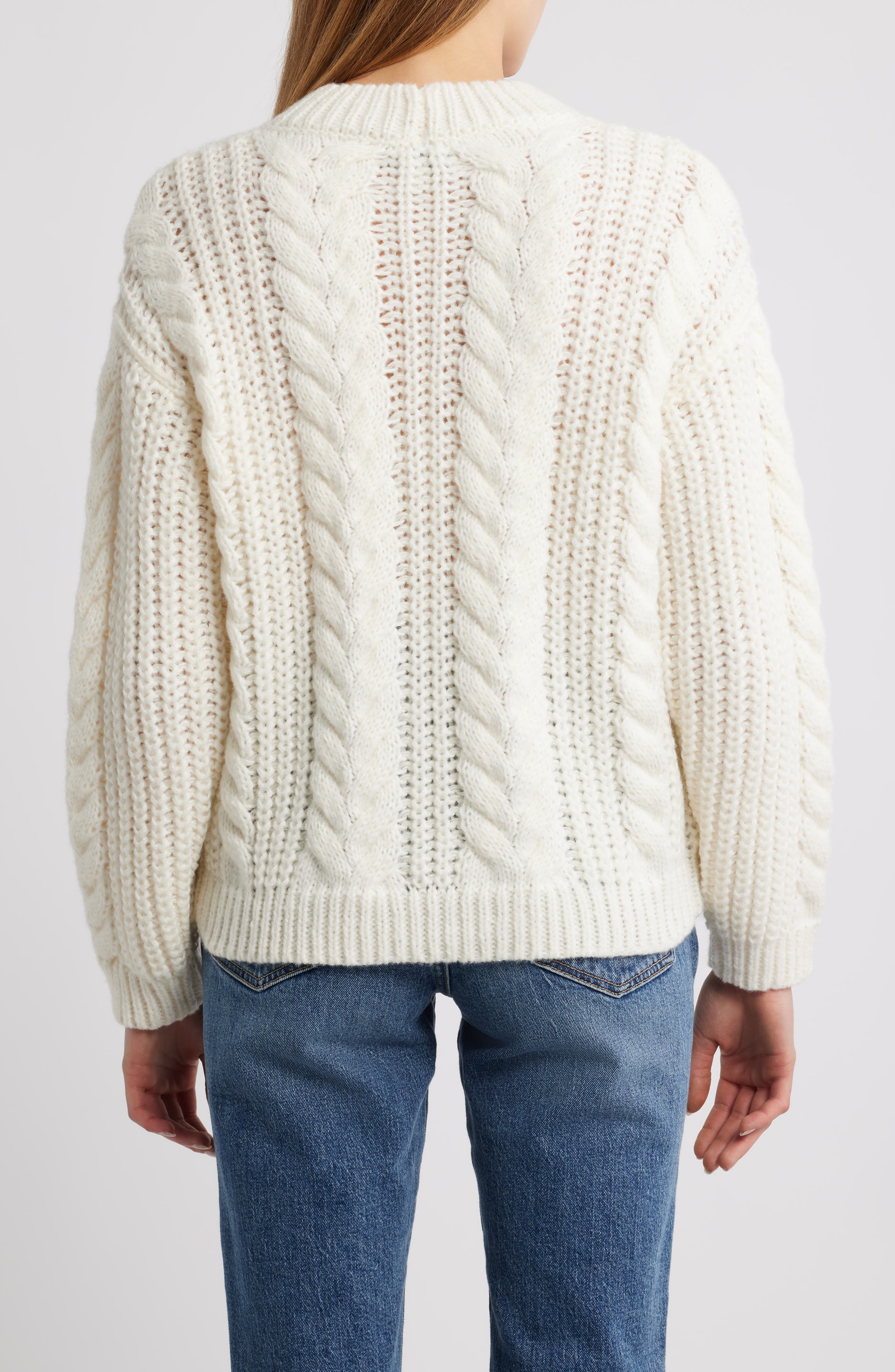 Cable Knit Sweater - image 2