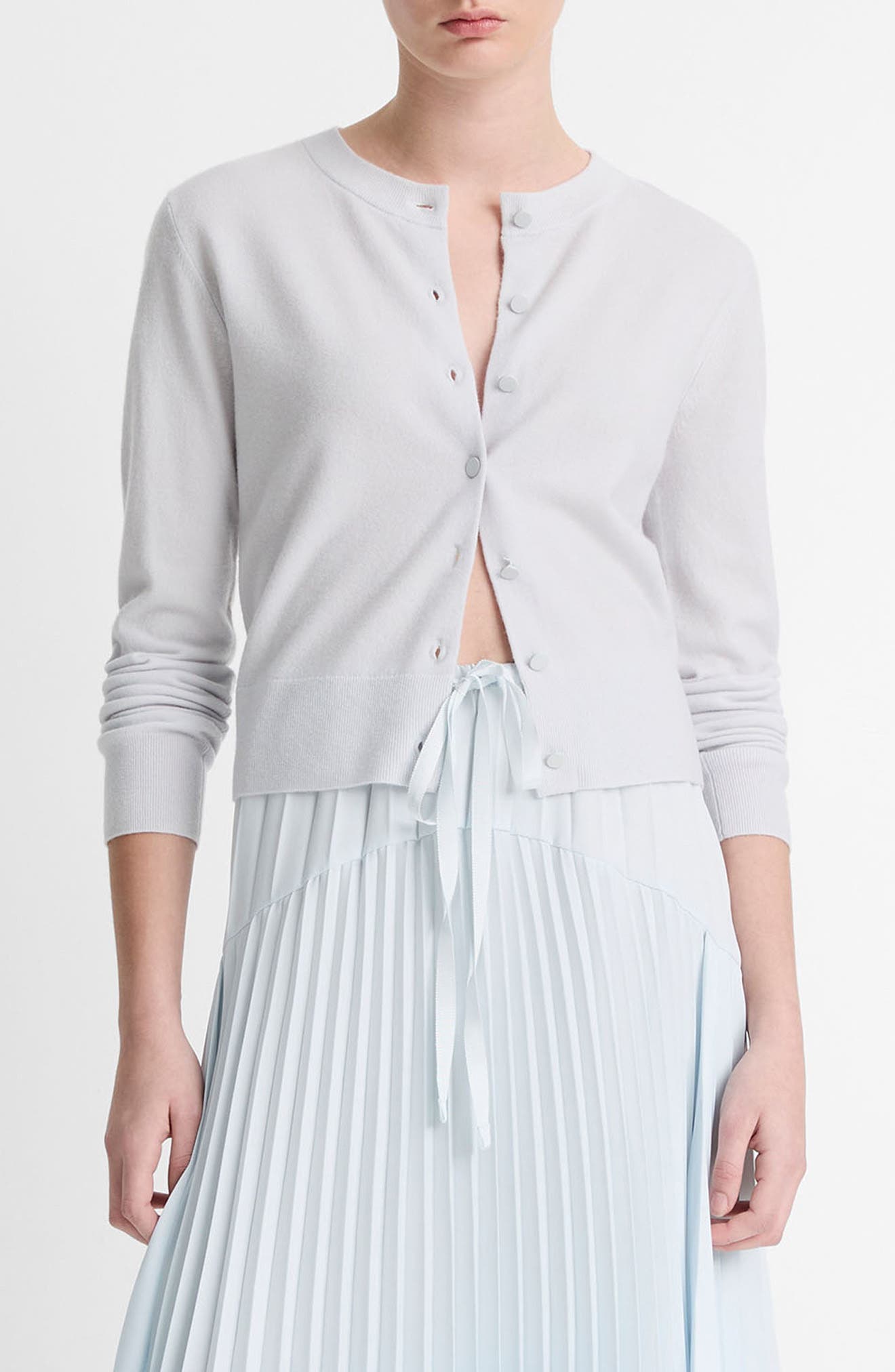 Tipped Half Moon Cardigan - image 1