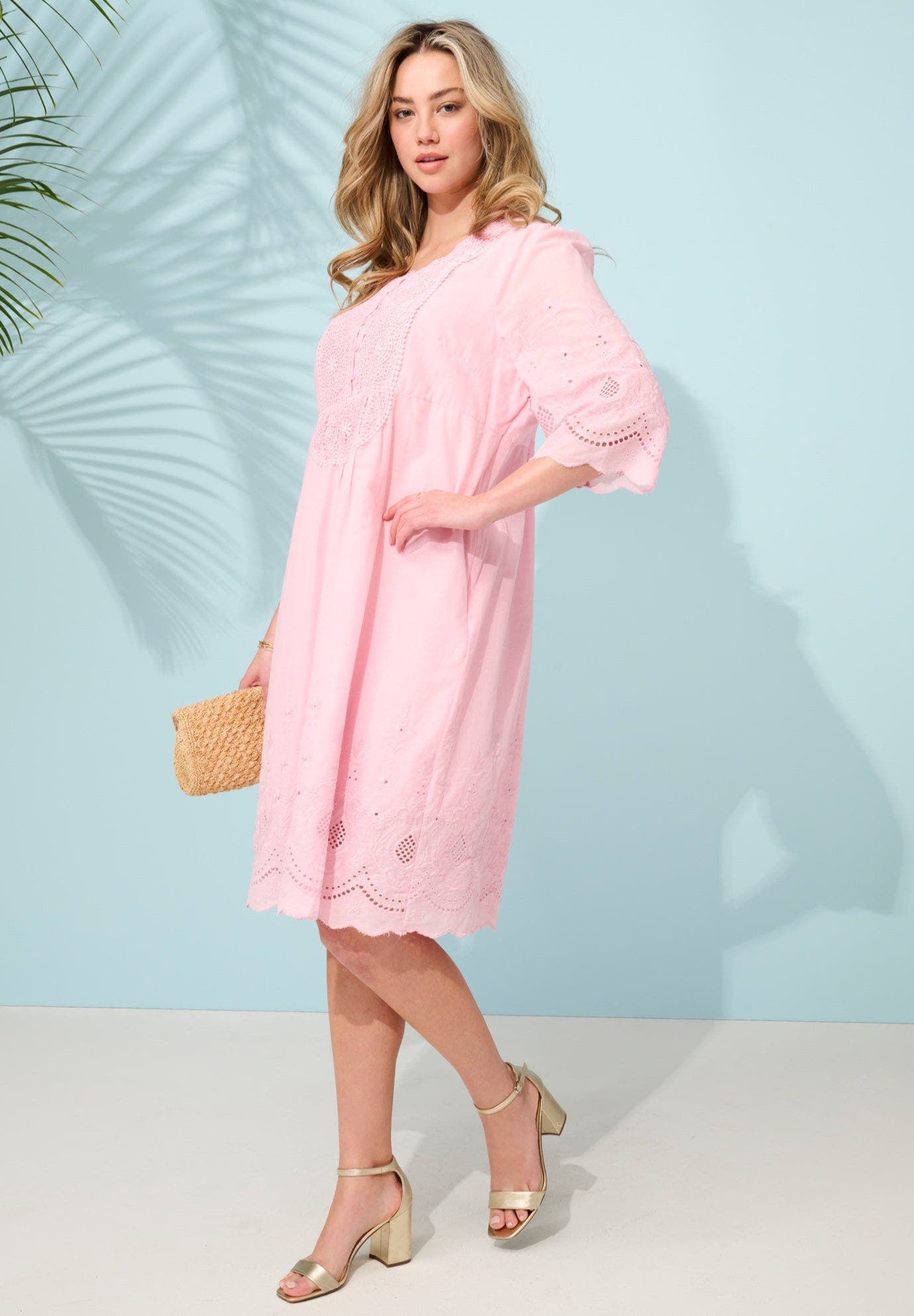 Cotton Lace Dress - image 4