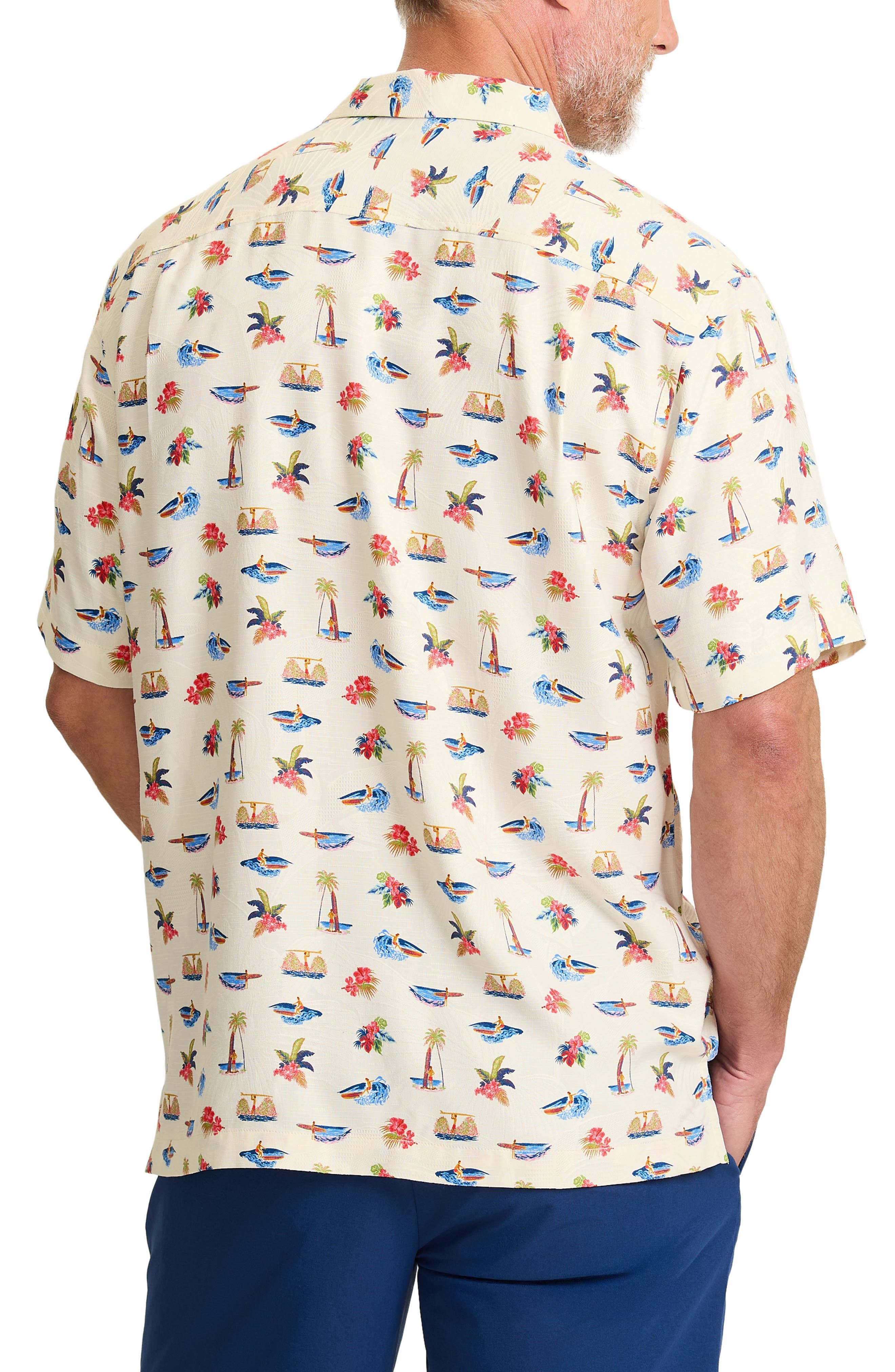 Wave Cruiser Silk Camp Shirt - image 2