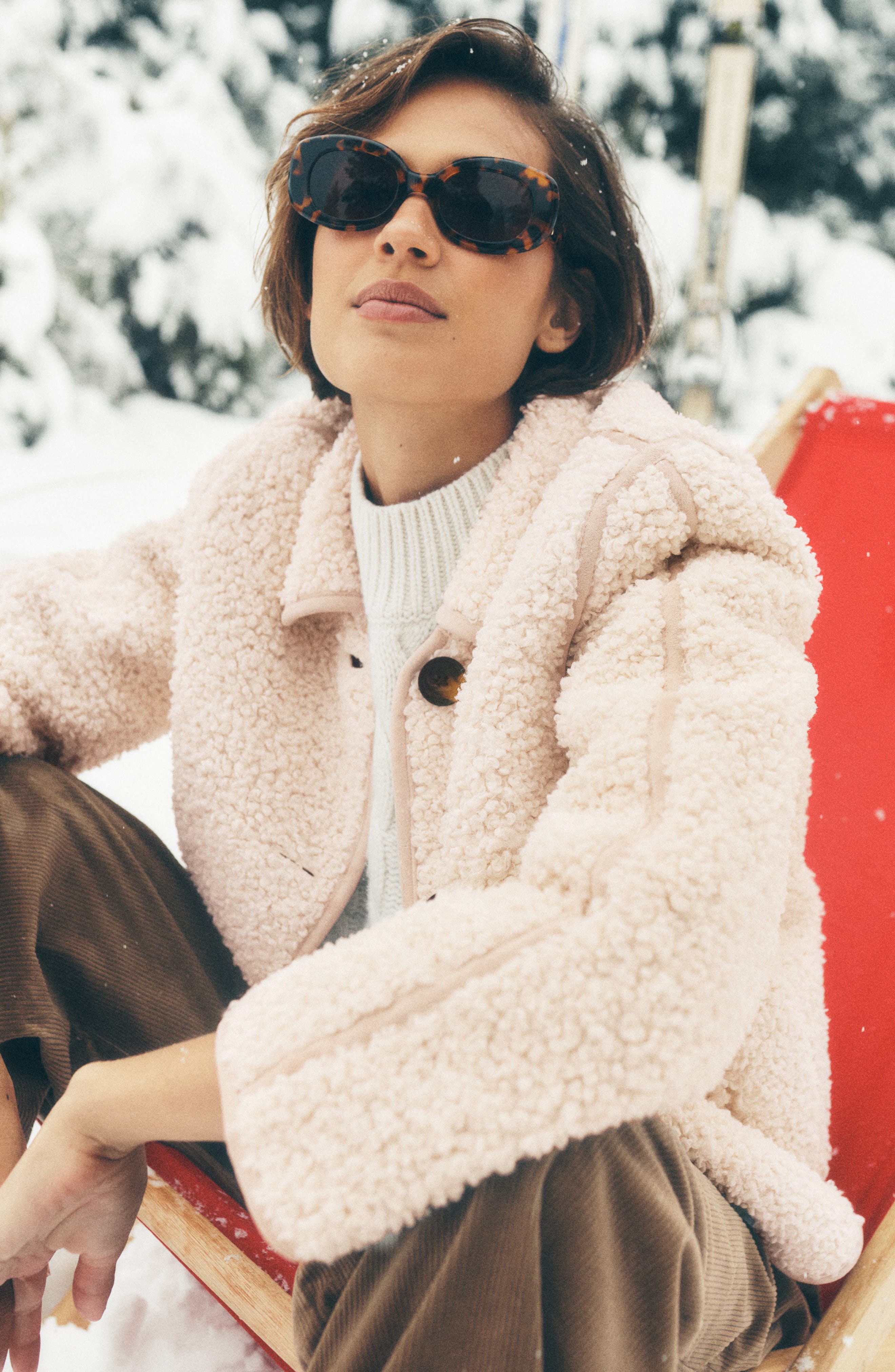High Pile Fleece Coat - image 1