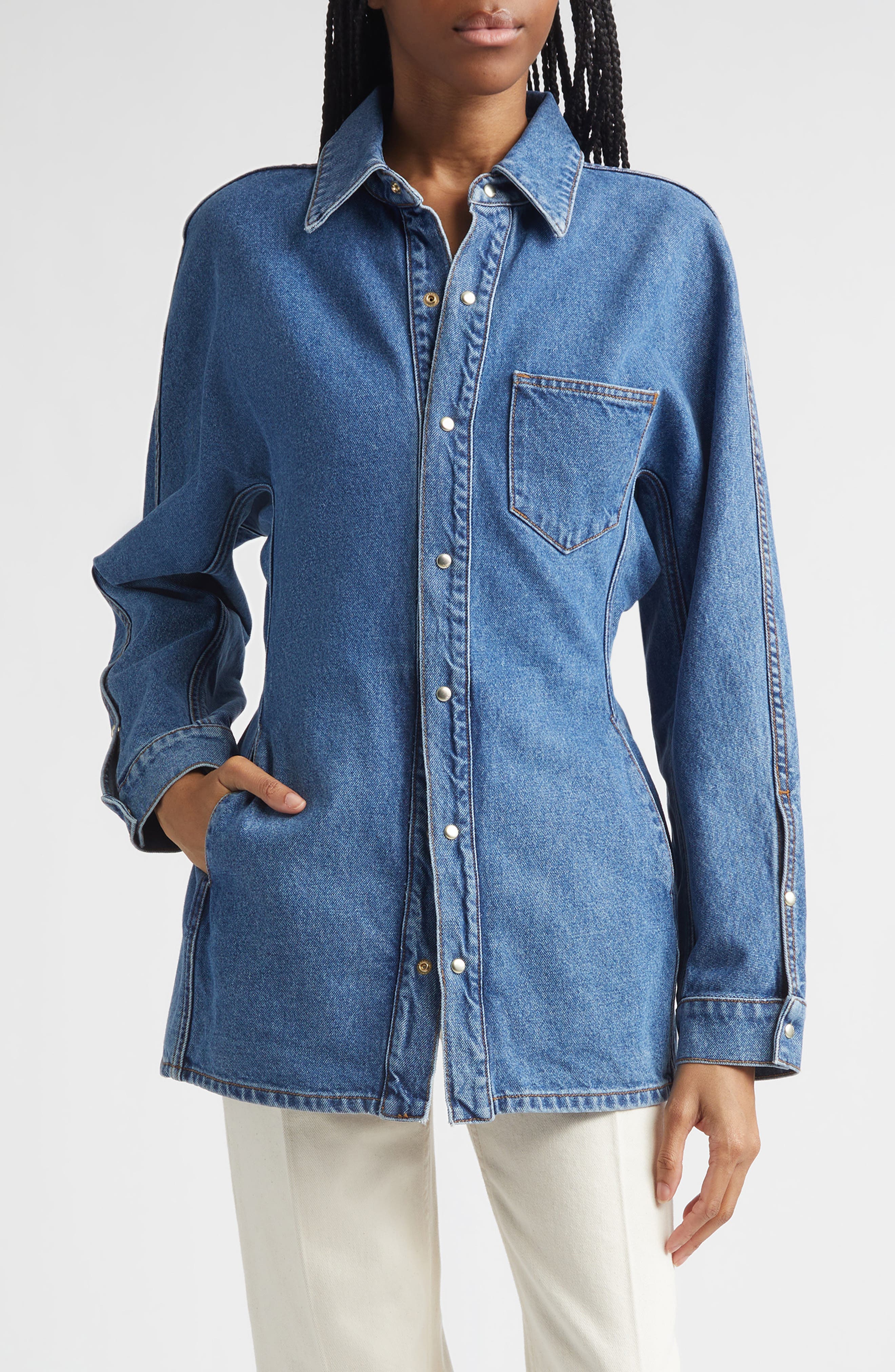 Cinch Denim Shirt Jacket - image 1