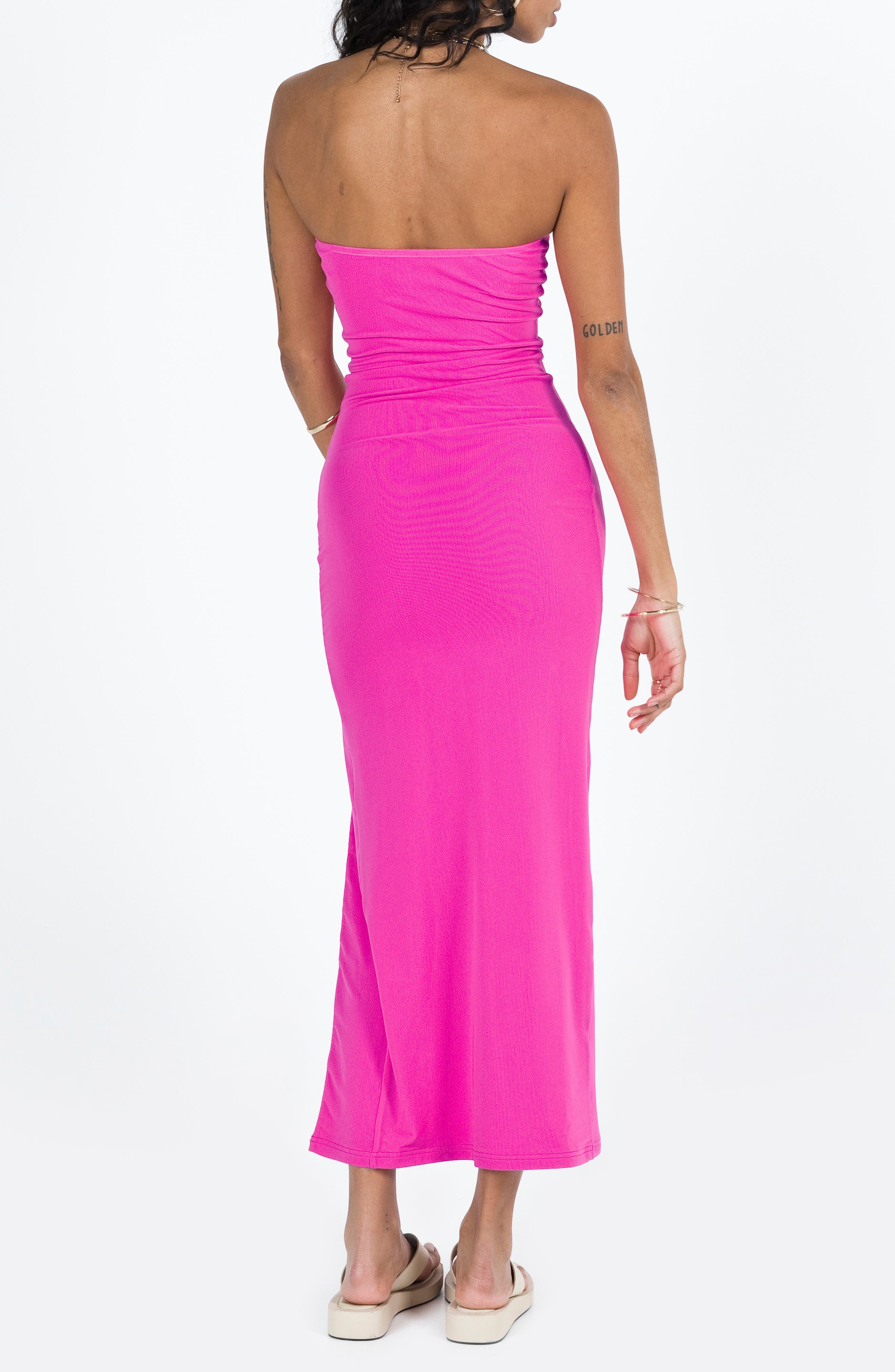 Panama Strapless Mesh Dress - image 2
