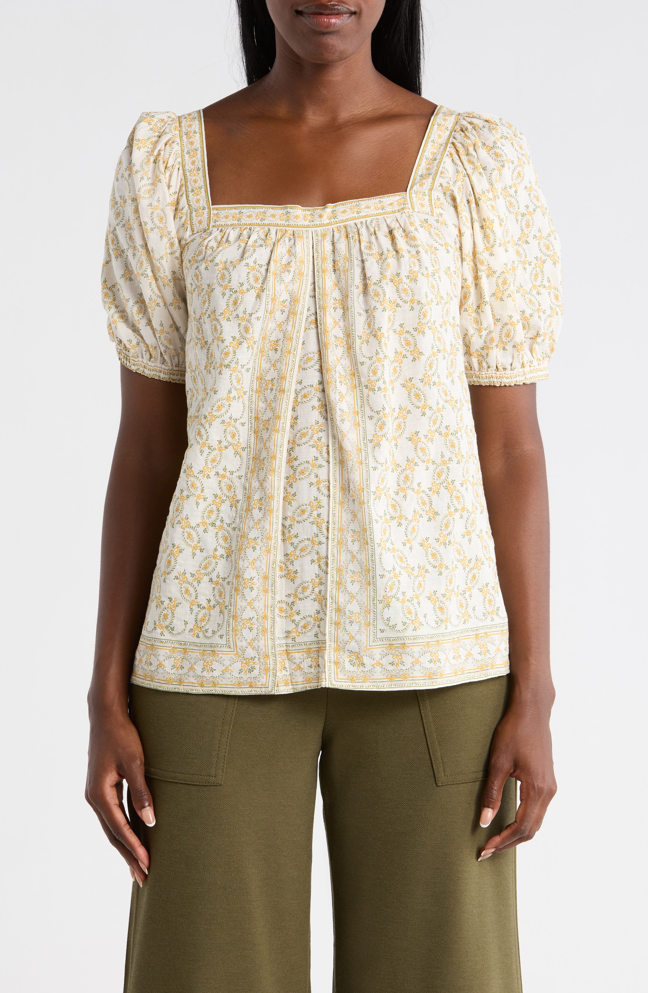 Puff Sleeve Top - image 1