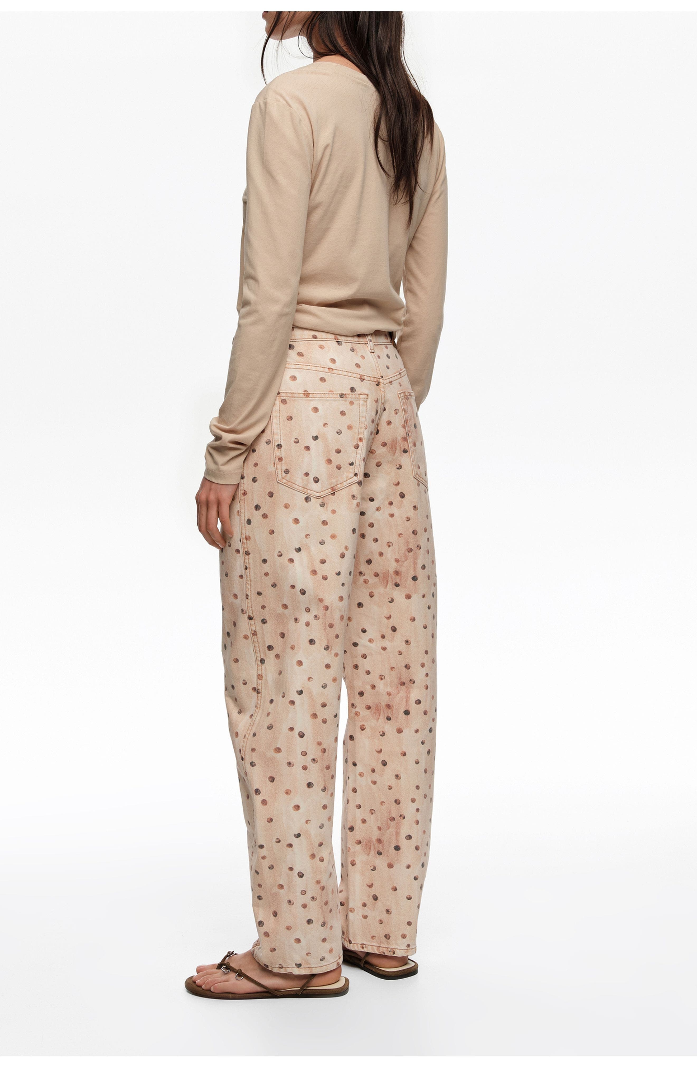 BARREL - Dots Denim Trousers - image 2