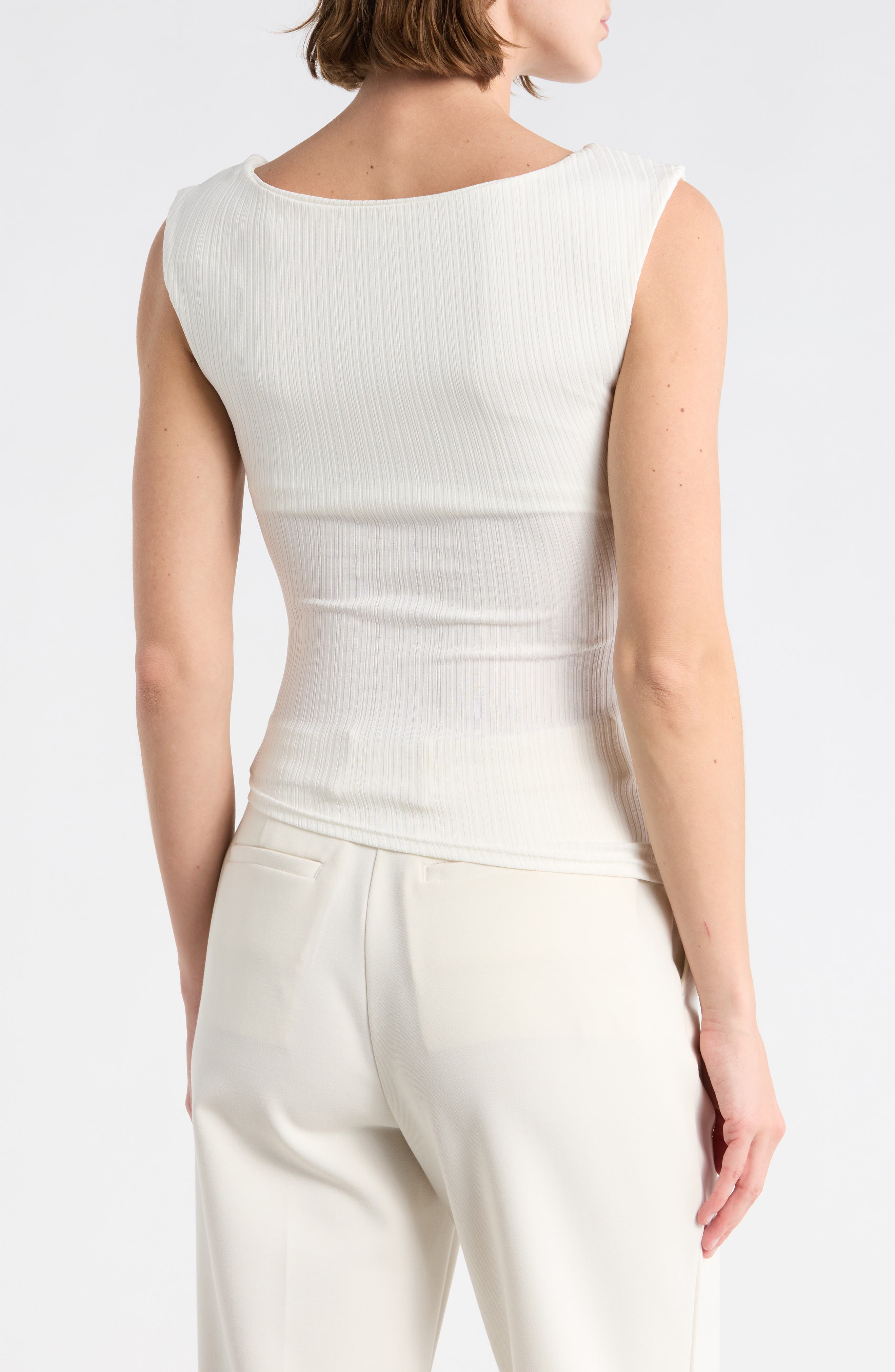 Ribbed Ruched Top - image 4