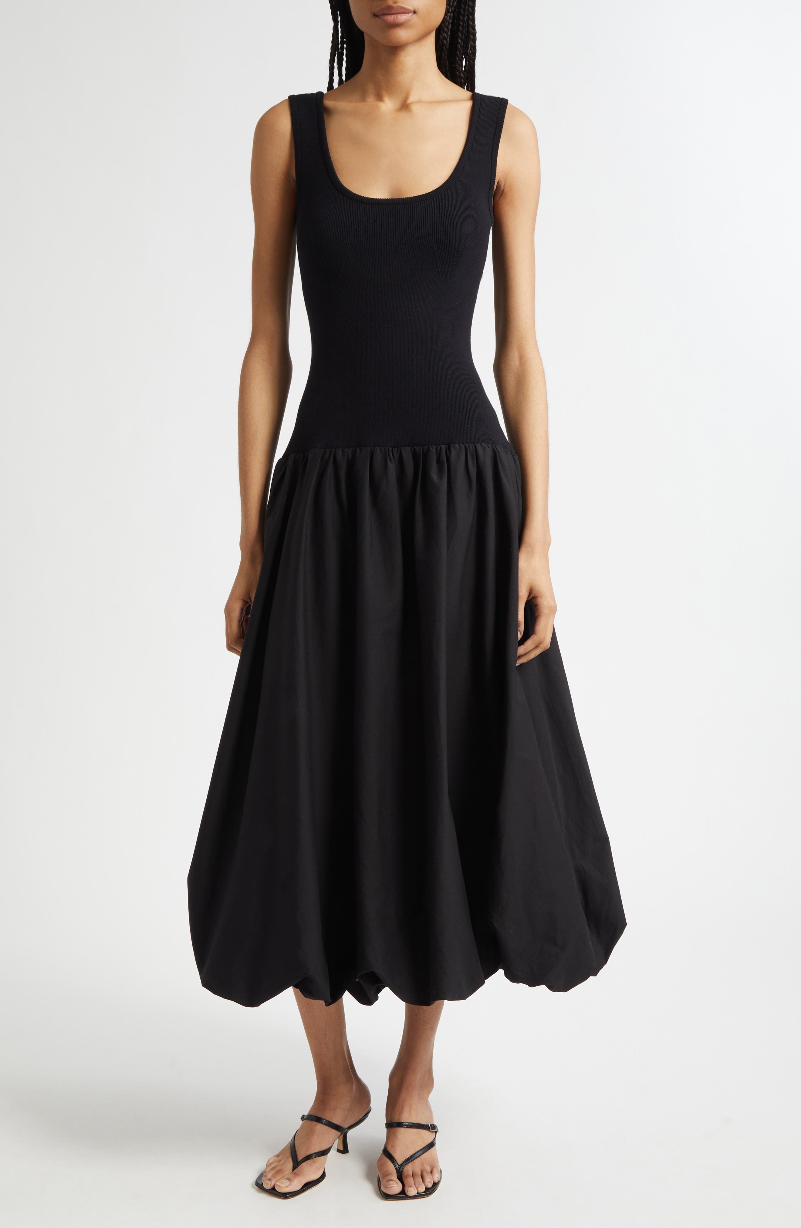 Nera Bubble Hem A-Line Dress - image 1