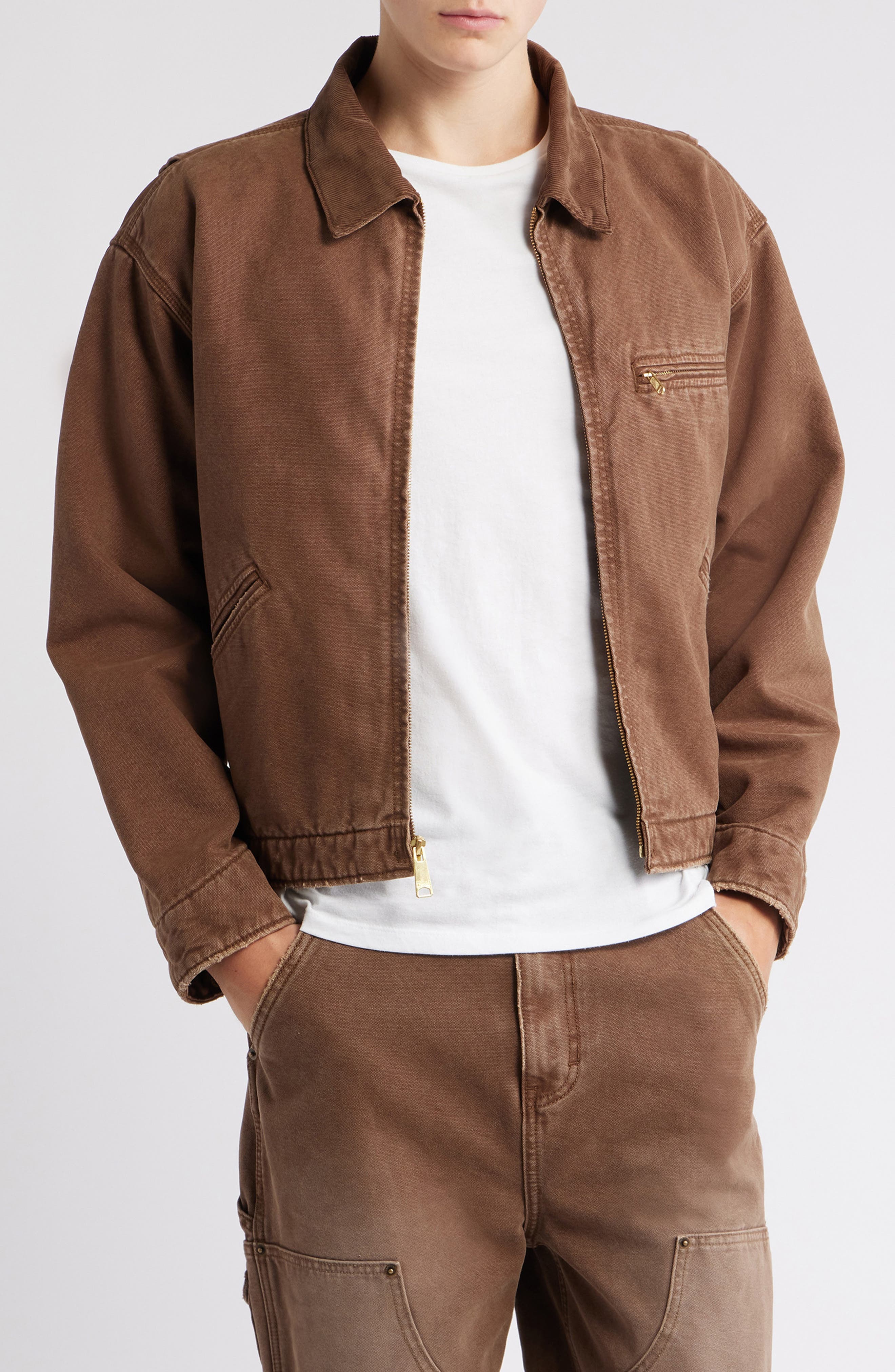 Petrol Canvas Jacket - image 1
