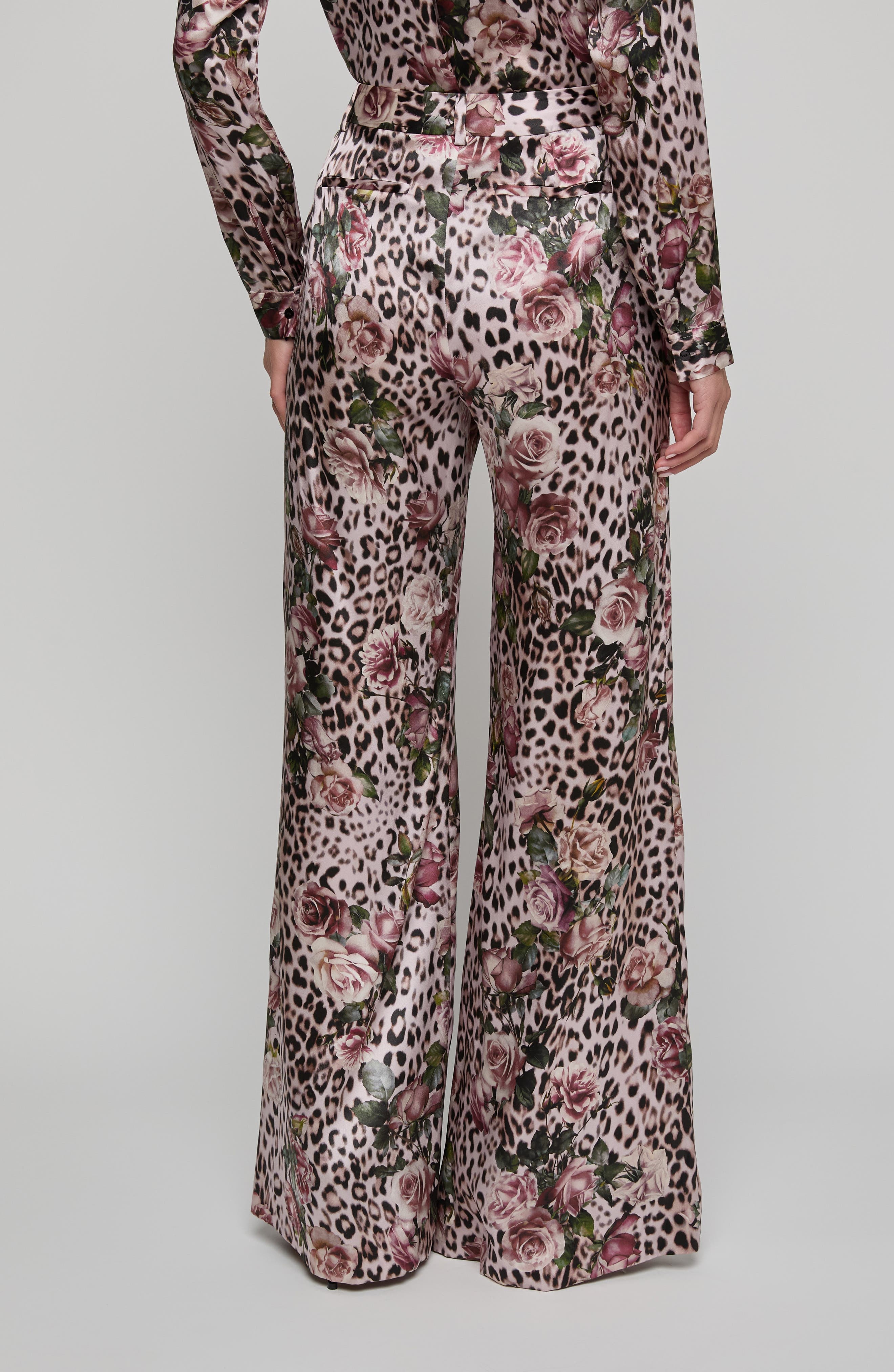 Pilar Silk Wide Leg Pants - image 2