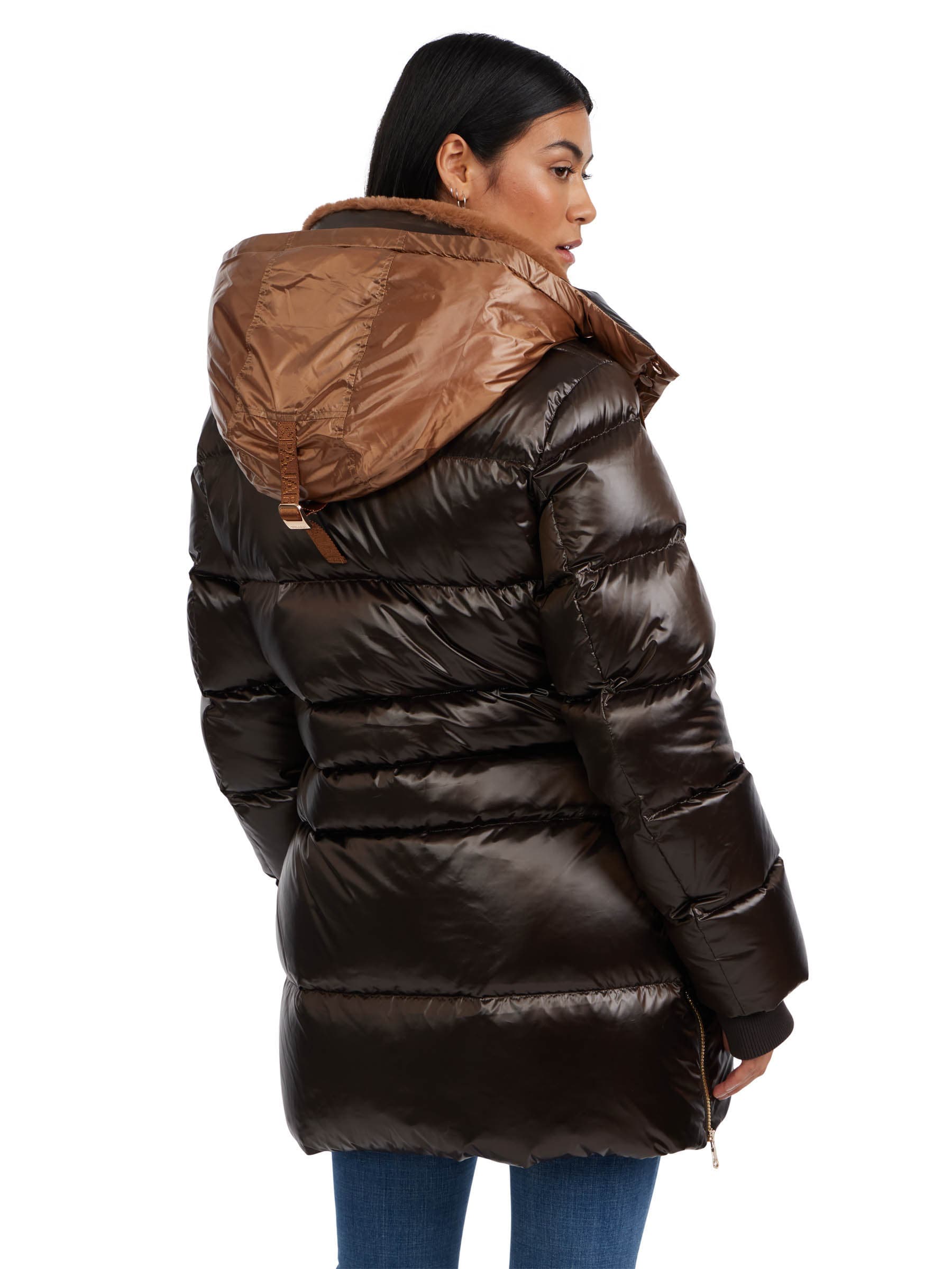 Lyra Channel Quilted Puffer with Detachable Hood - image 2