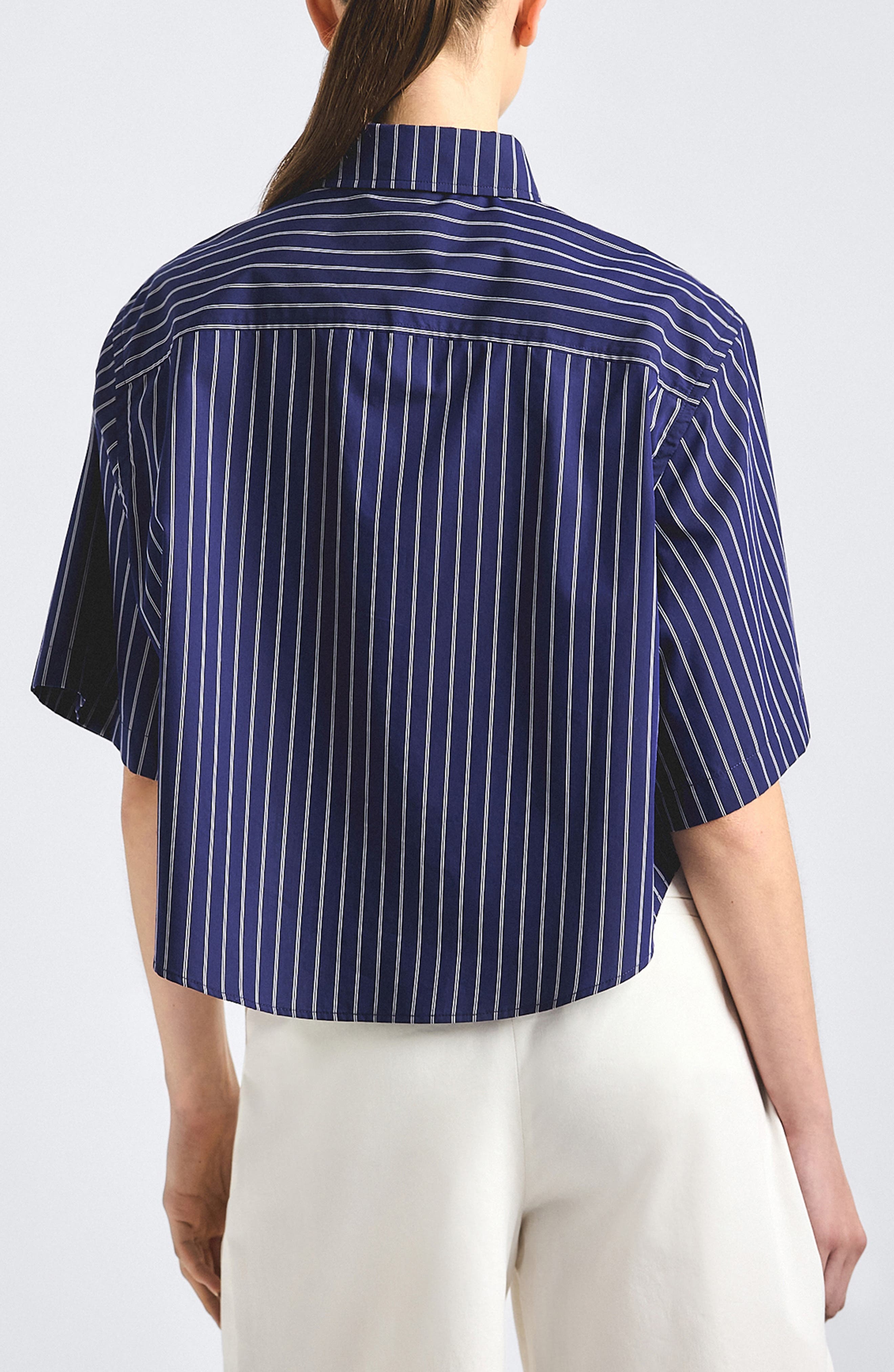 Ember Cropped Button-Down Shirt - image 2