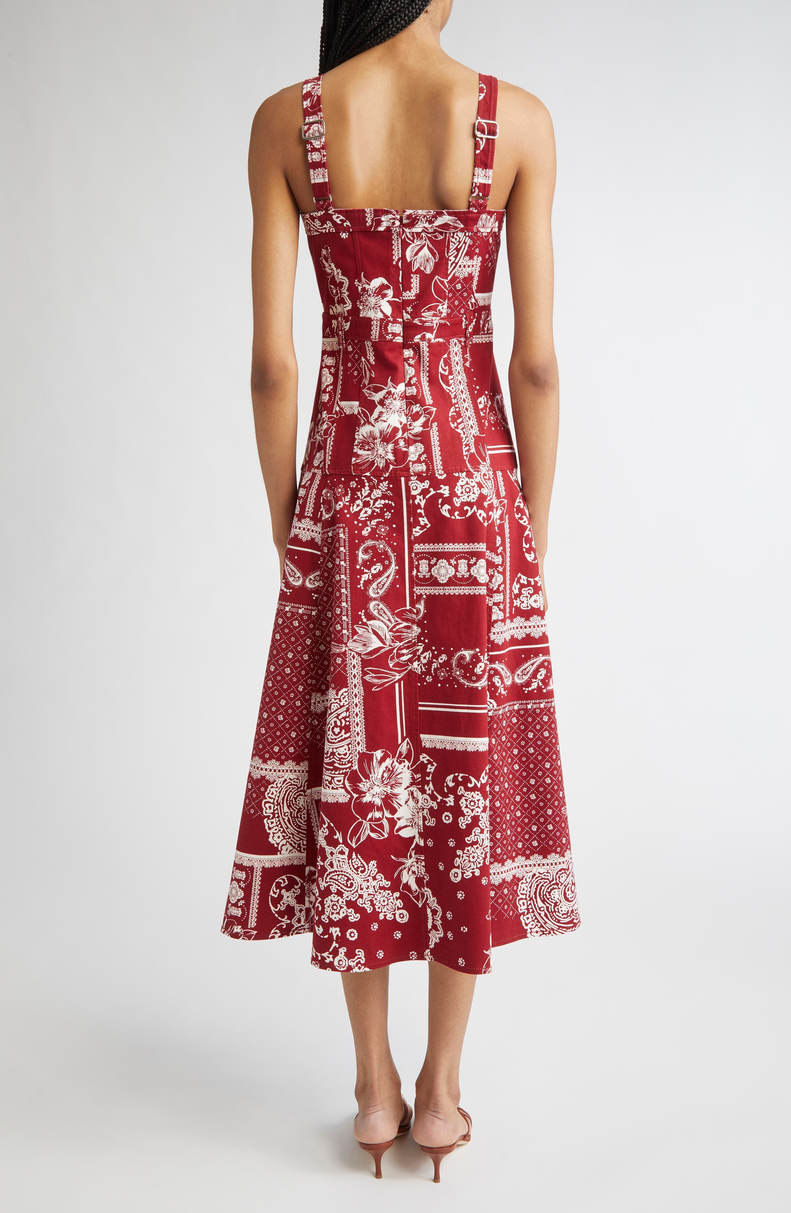 Bandana Print A-Line Dress - image 2