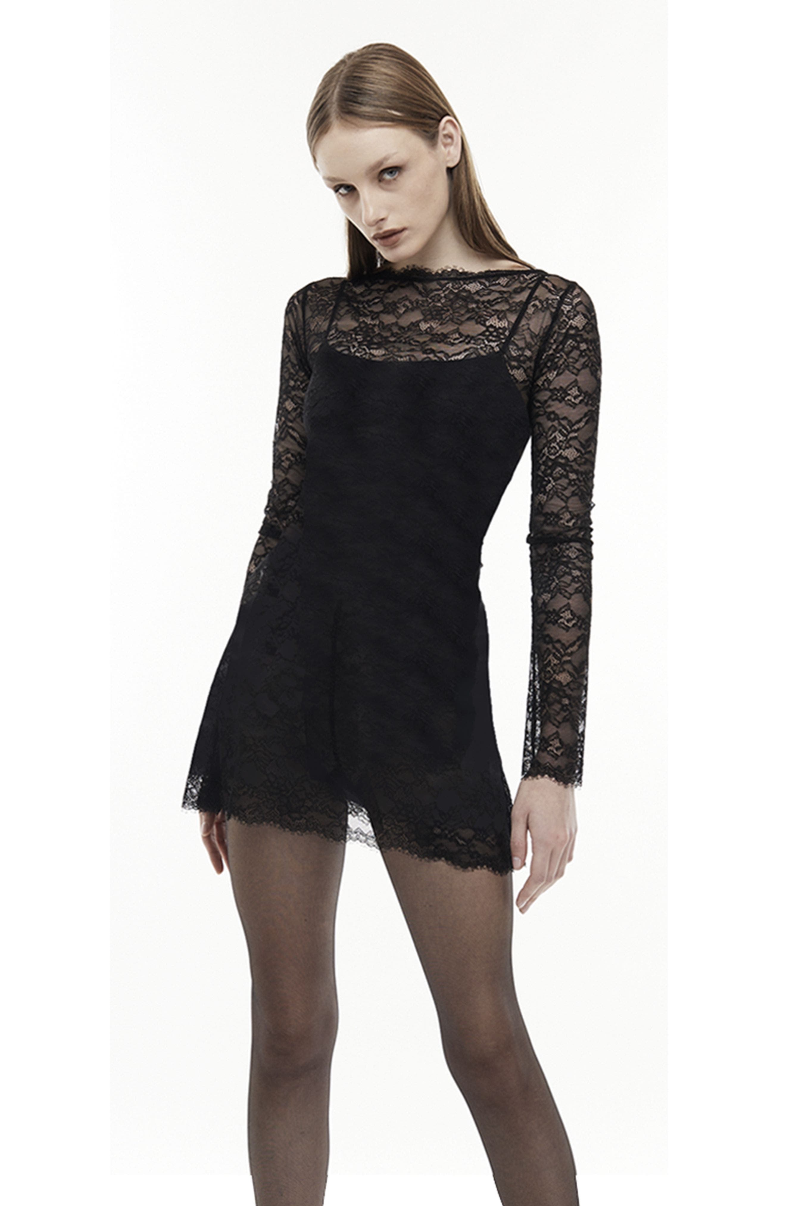 Refaela Lace Mini Dress - image 2