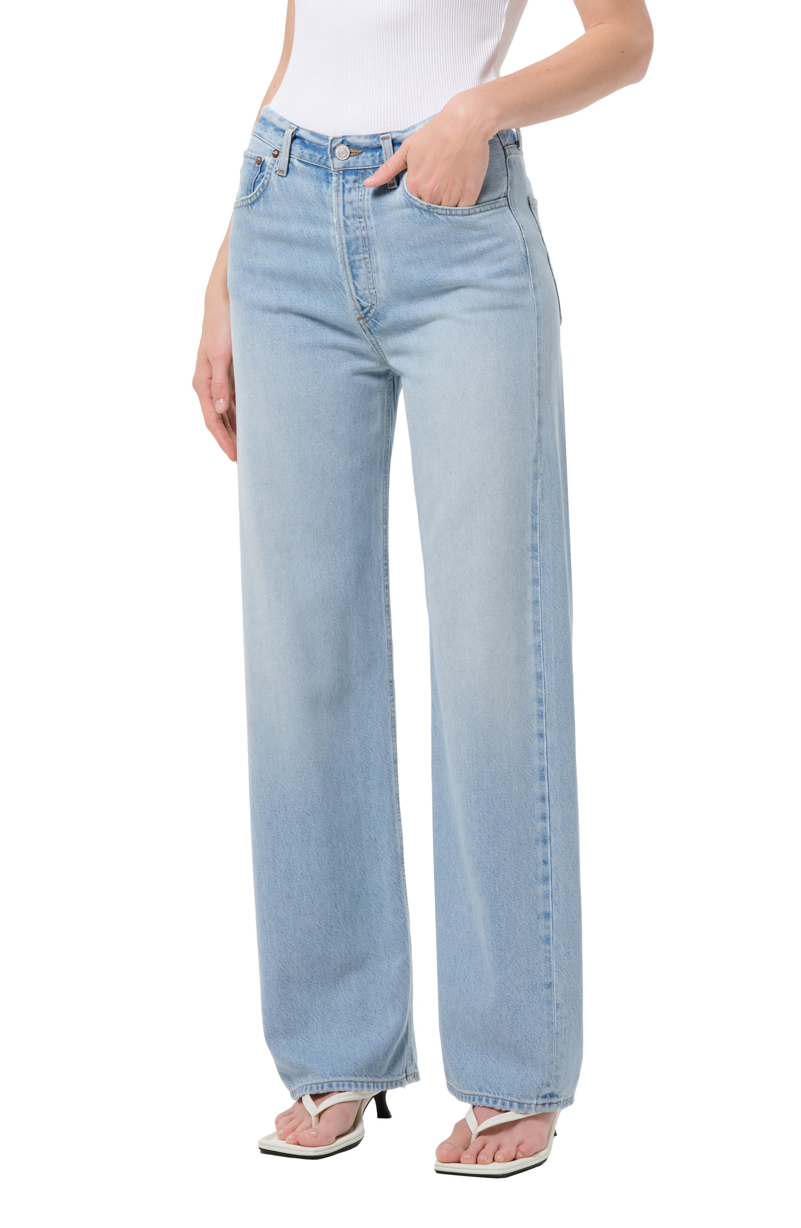 Ren High Waist Wide Leg Jeans - image 1