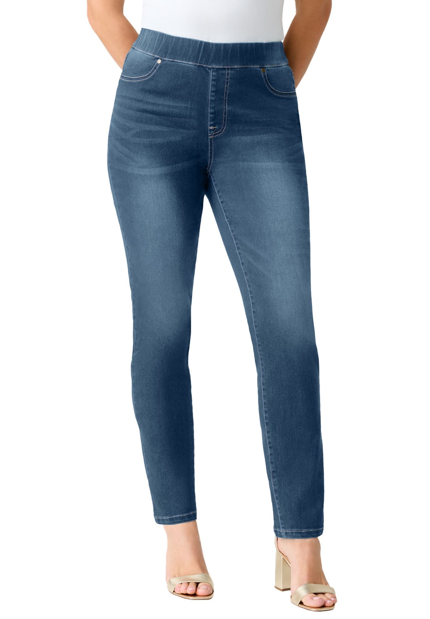 Plus Size 360 Stretch Straight Leg Jean - image 3