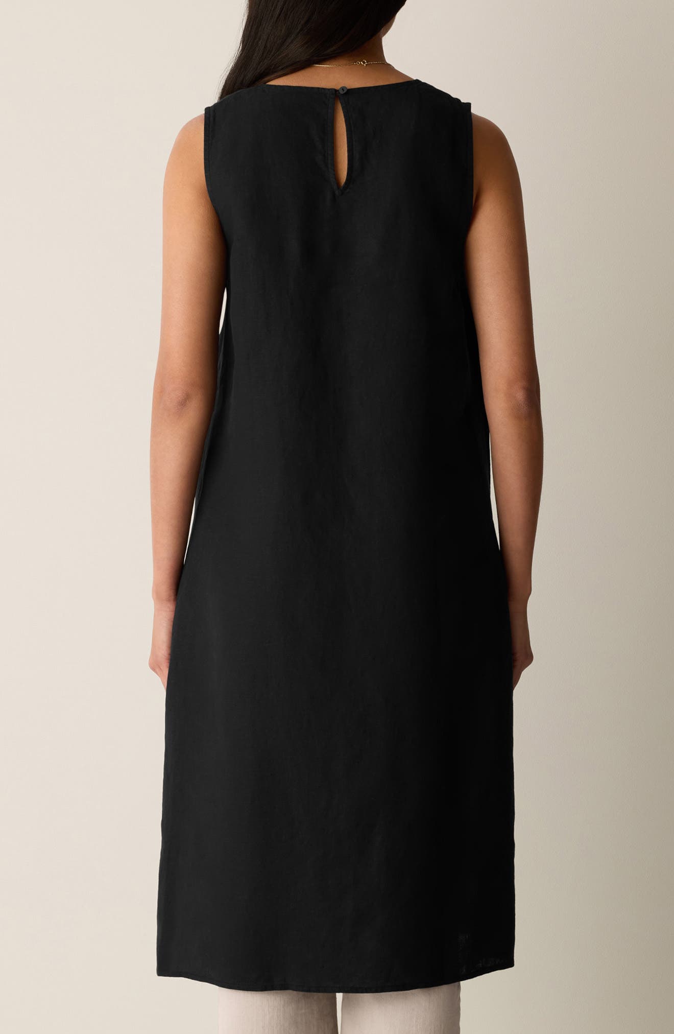 Longline Organic Linen Tunic - image 2
