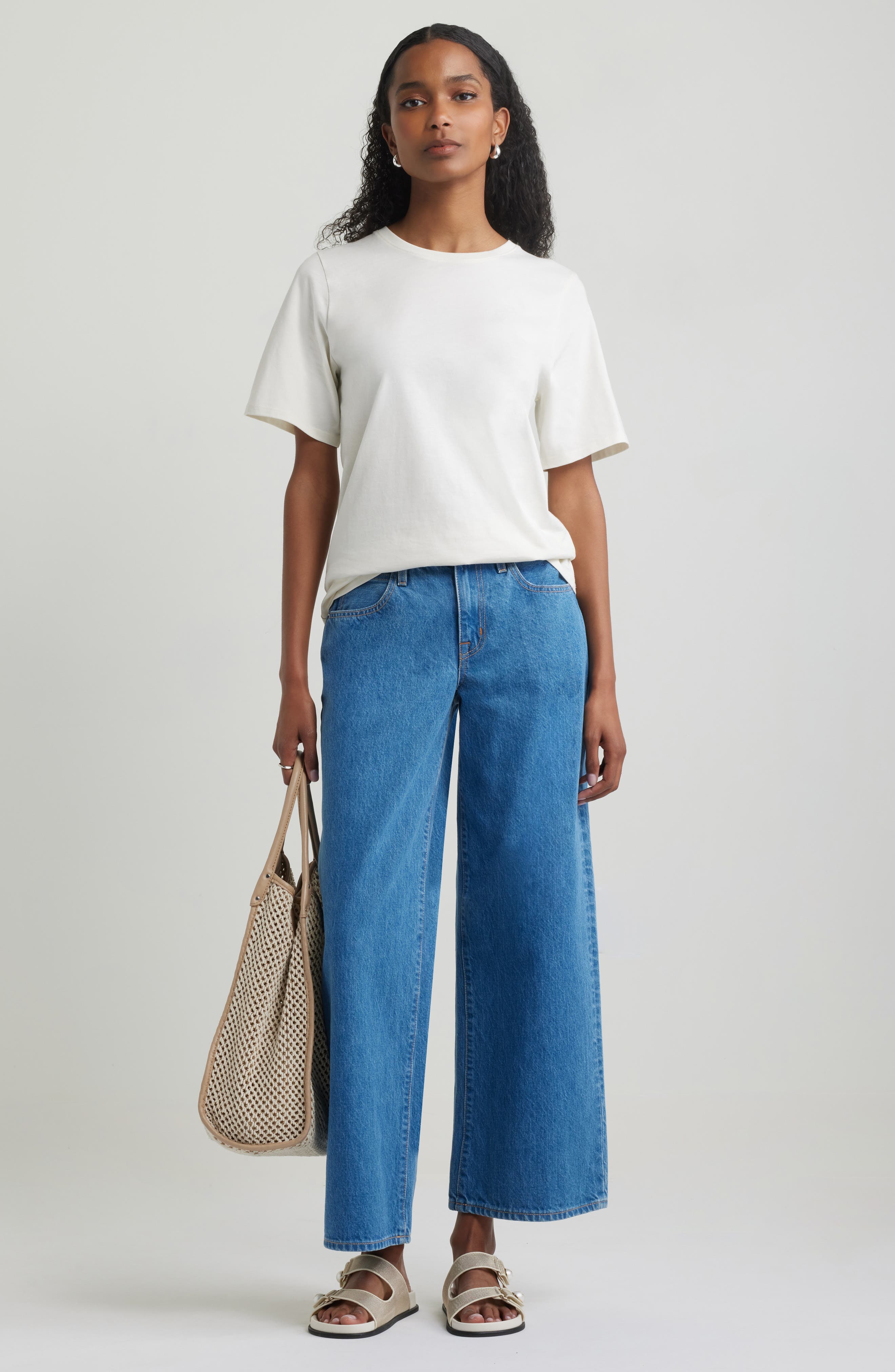 Relaxed Fit Pima Cotton Crewneck T-Shirt - image 4