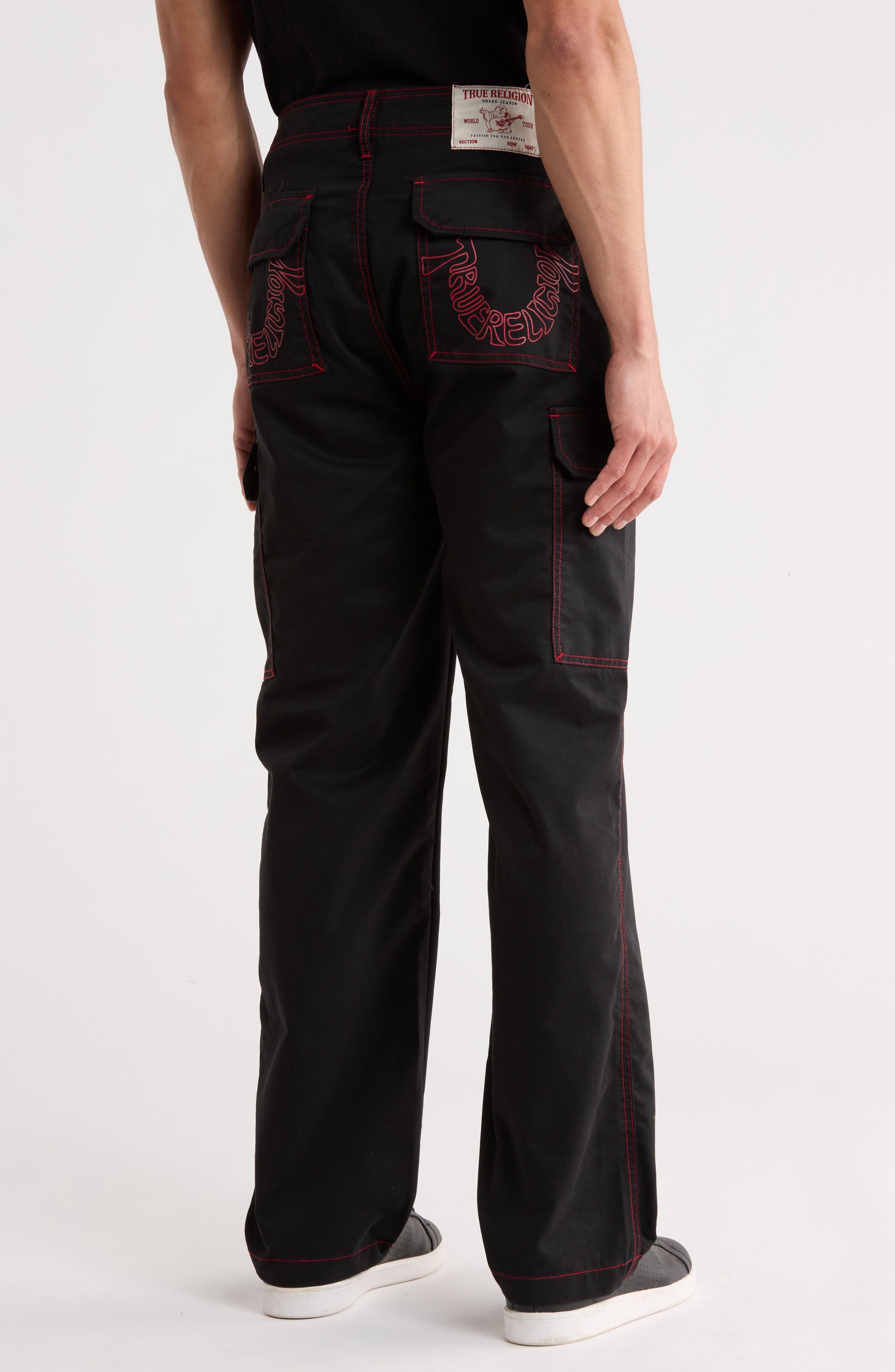 Horseshoe Outline Cargo Jeans - image 2