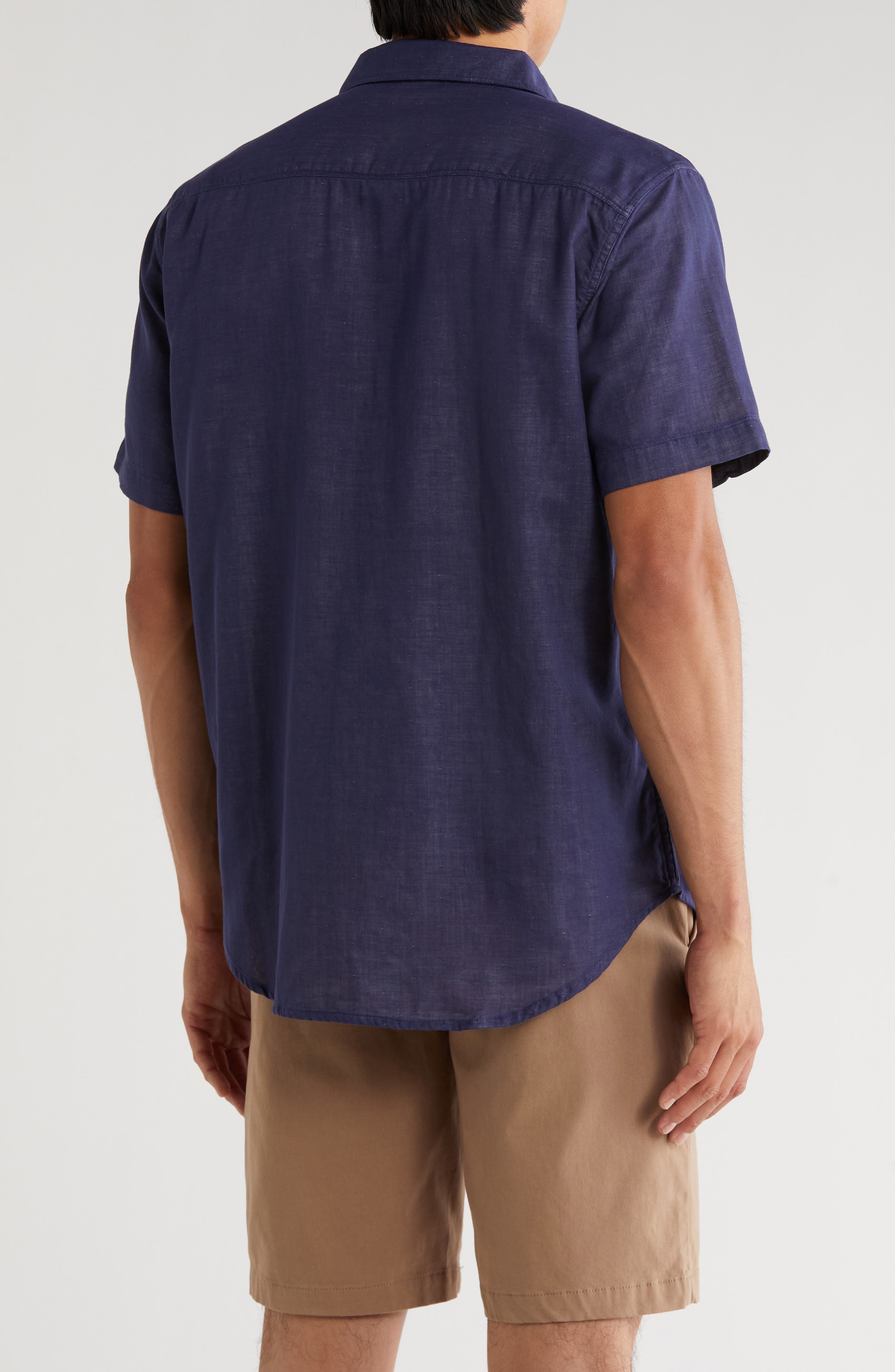 Encinitas Solid Short Sleeve Shirt - image 2