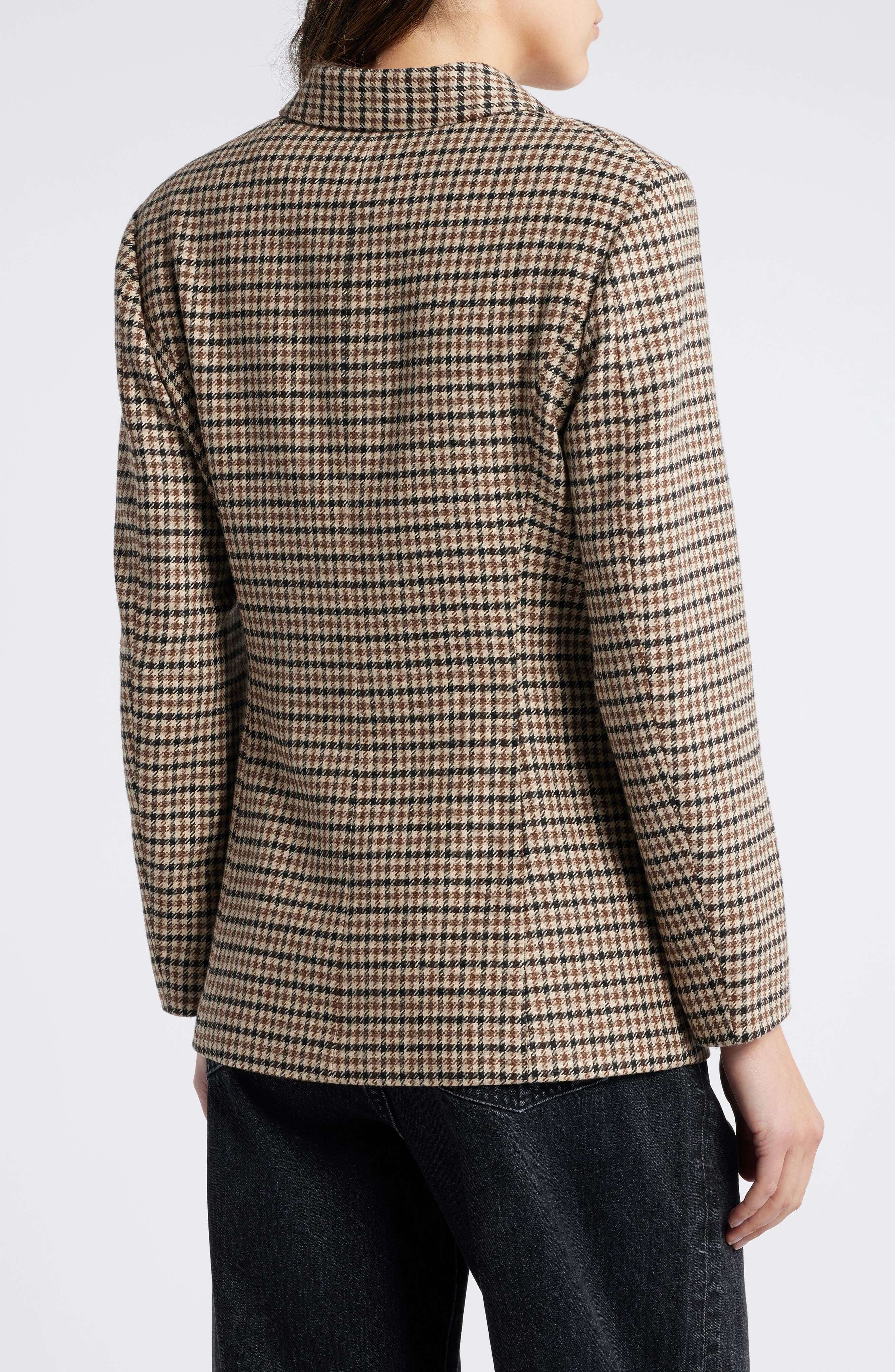Drew Houndstooth Blazer - image 2