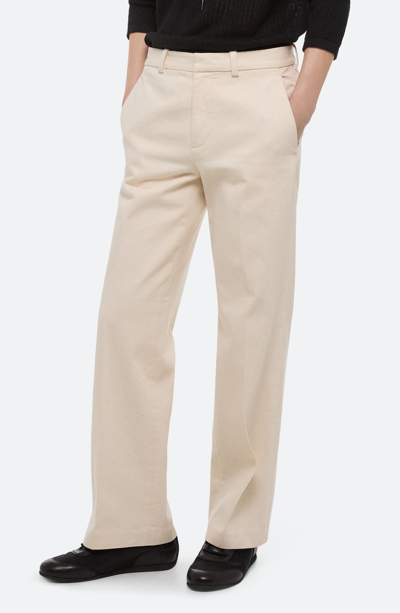 Organic Cotton Straight Leg Pants - image 1