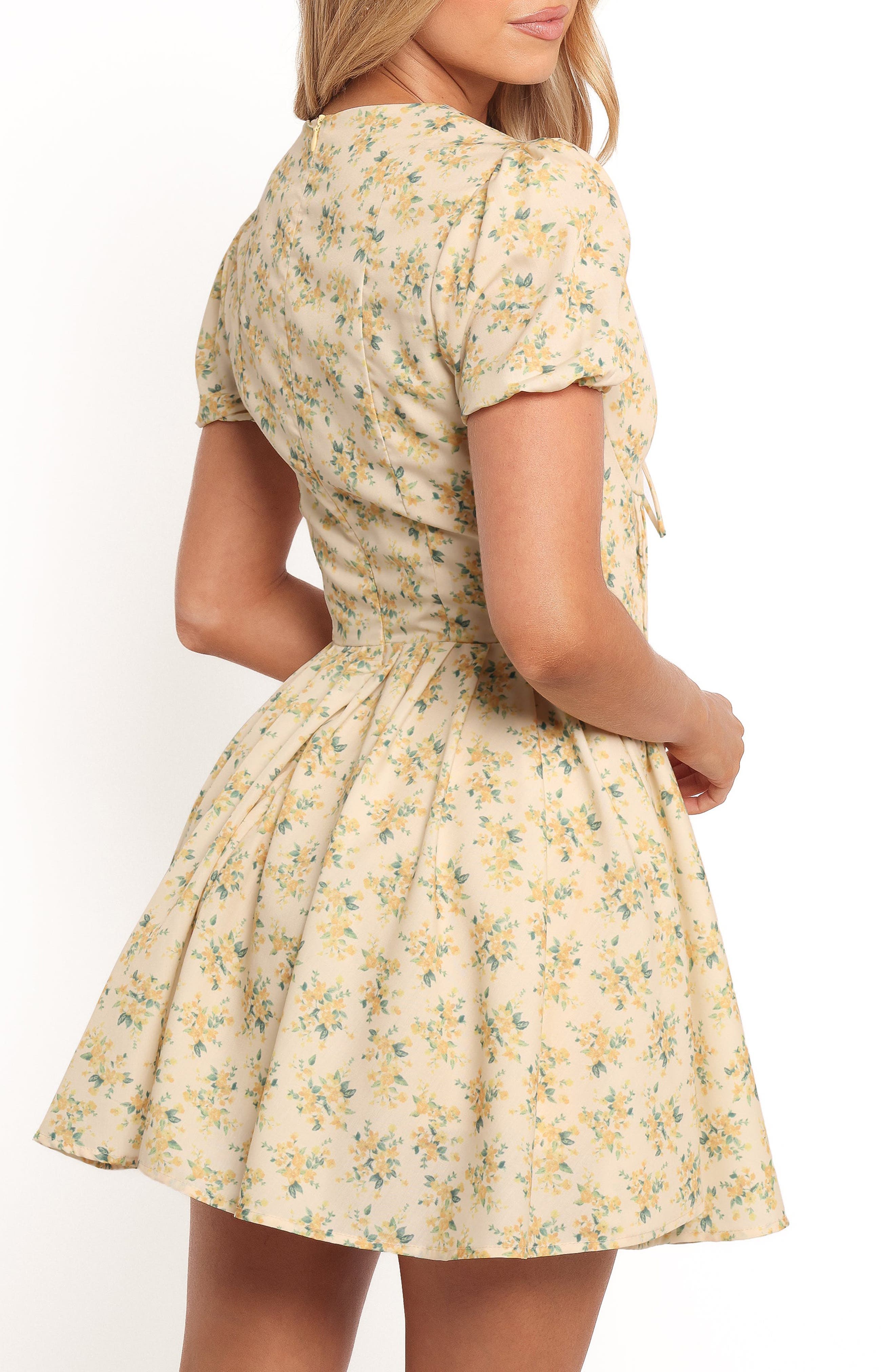 Anais Puff Sleeve Minidress - image 2