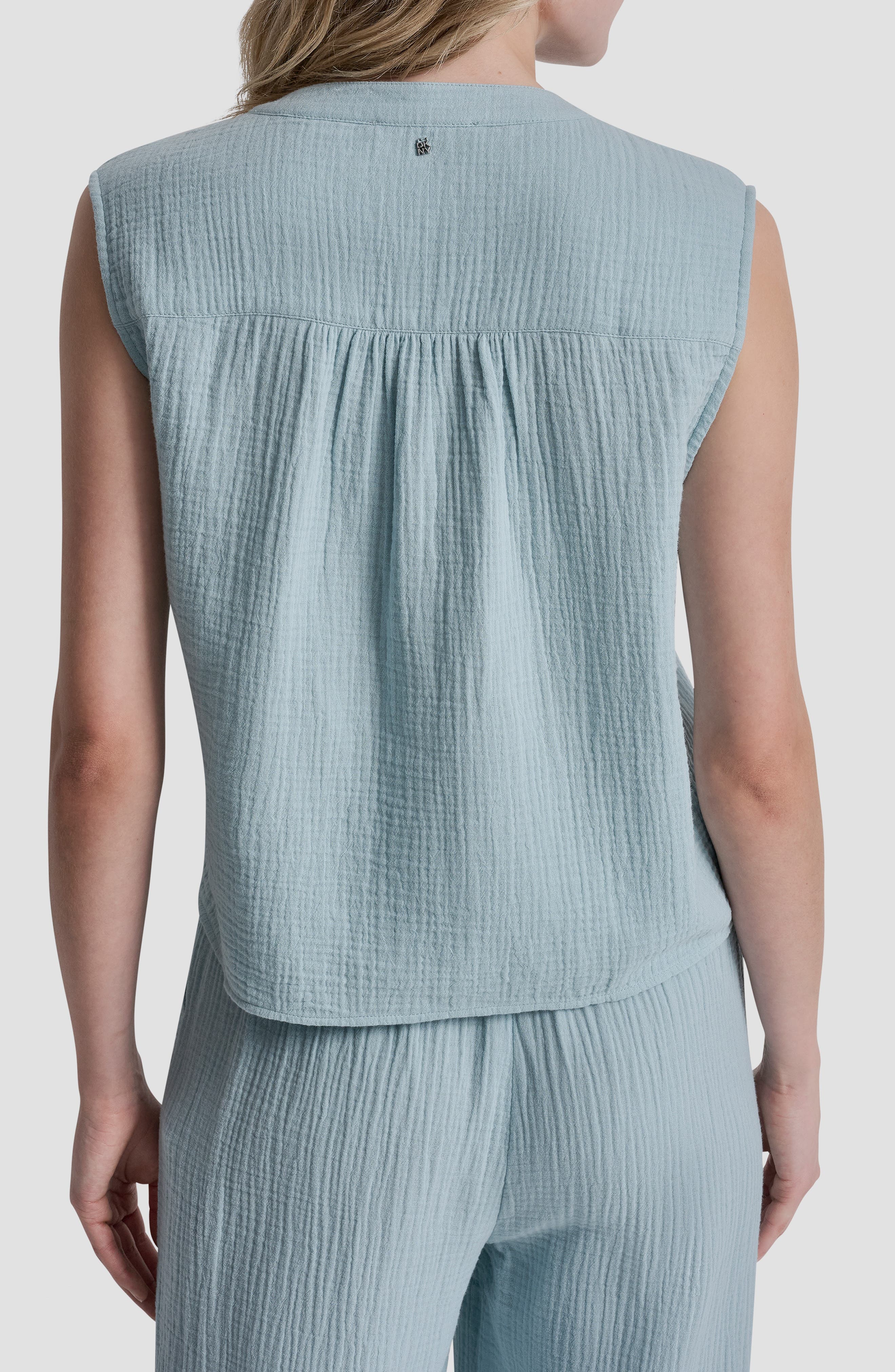 Double Crepe Gauze Sleeveless Top - image 4