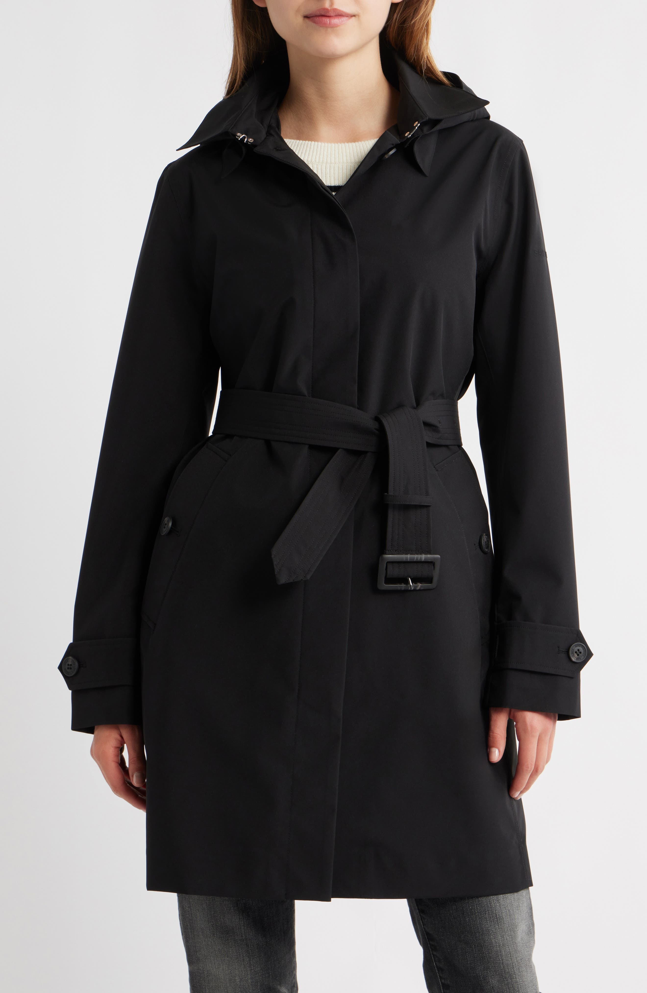 Jackie Water Resistant Raincoat with Removable Hood - image 1