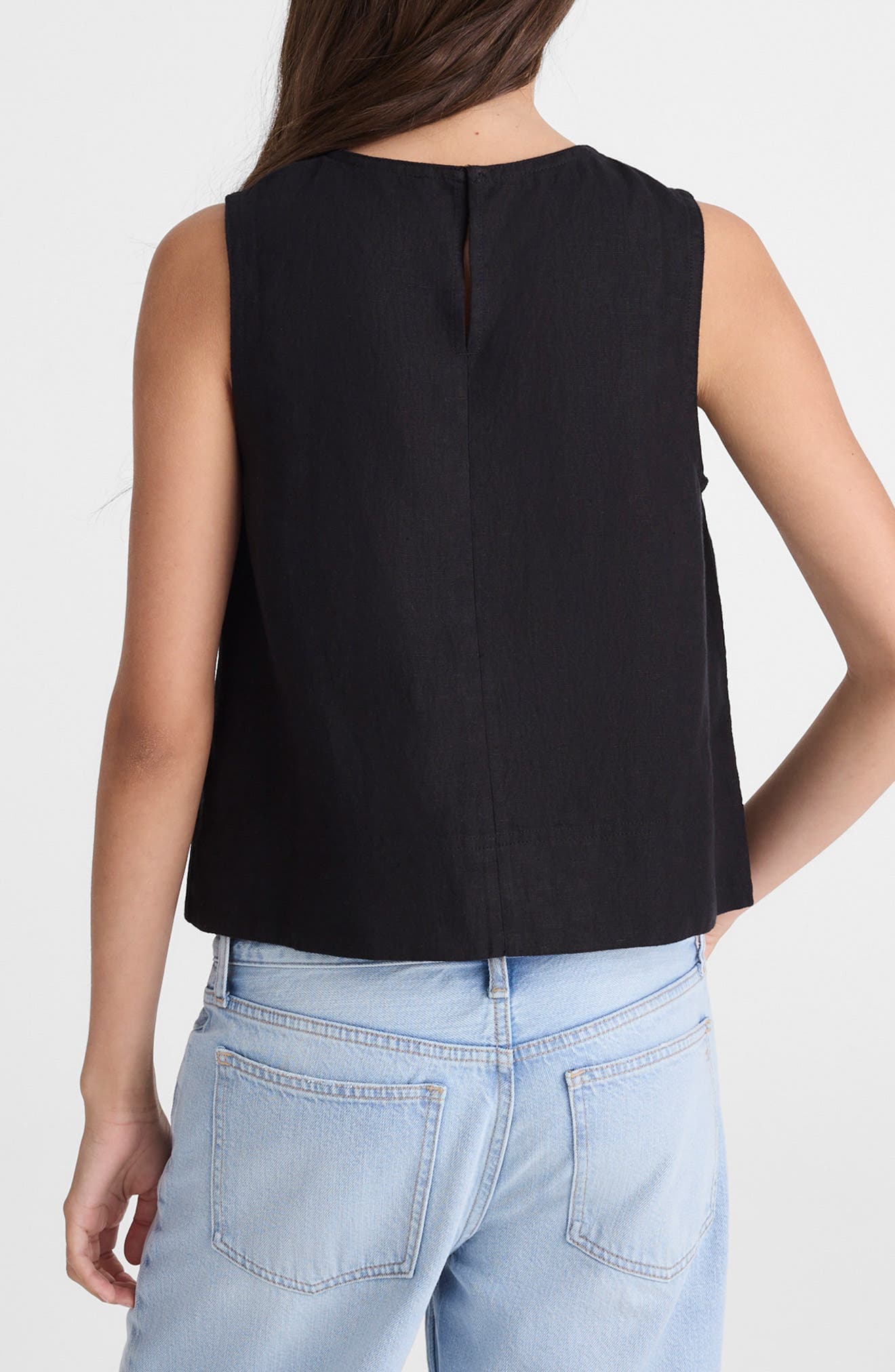 Suki Sleeveless Linen Top - image 2