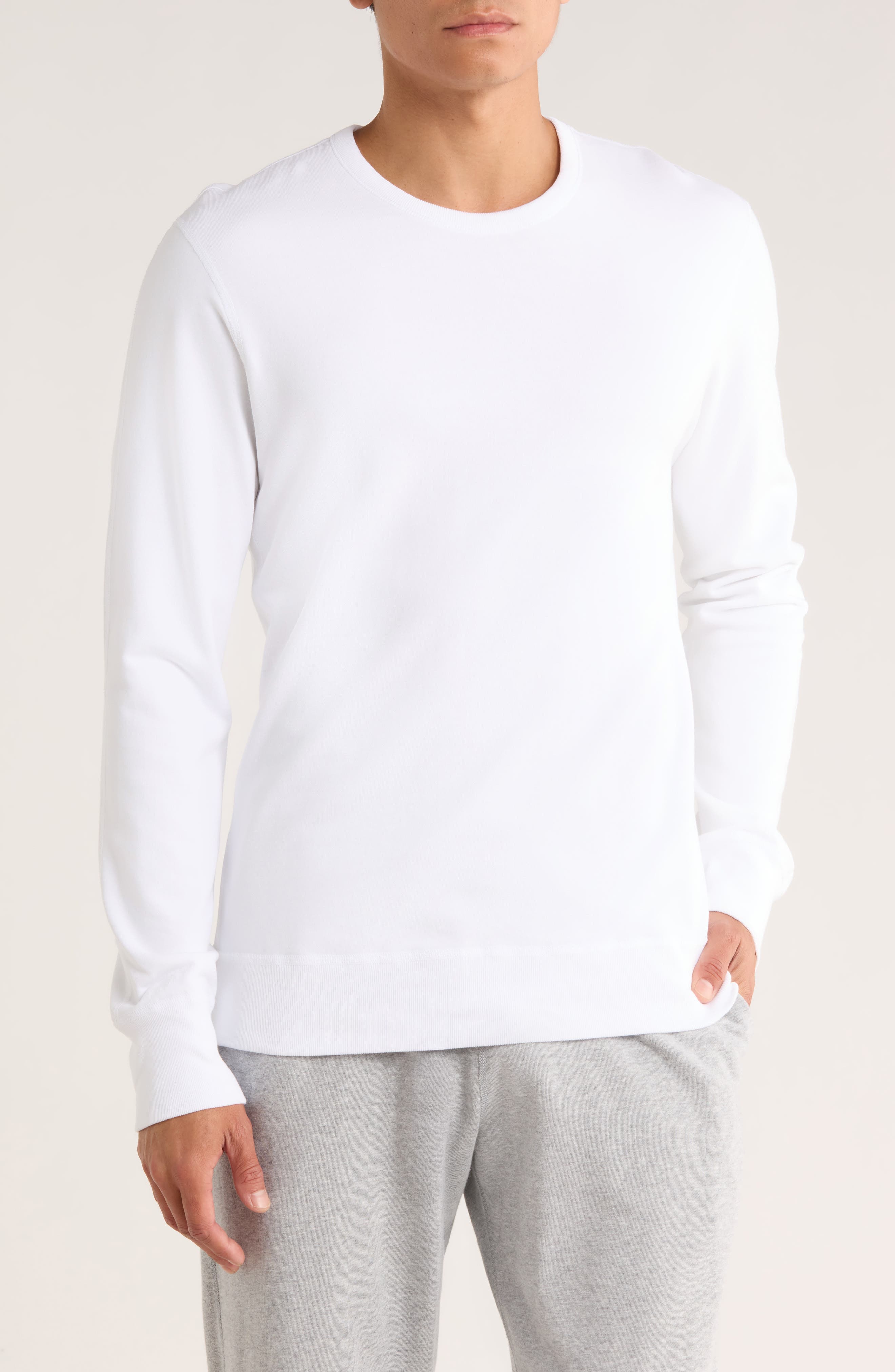 Lightweight Cotton Terry Sweatshirt - image 1