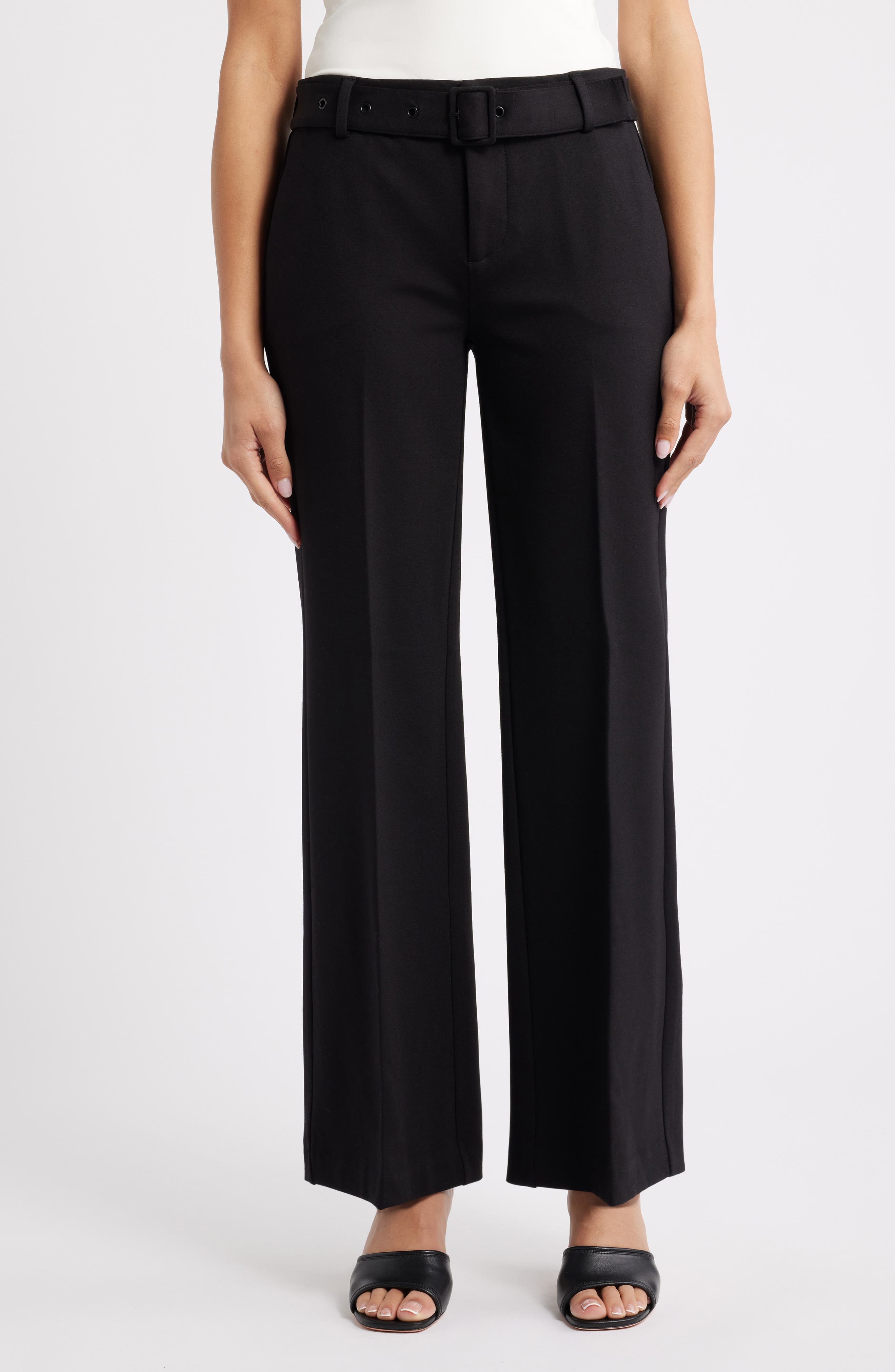 Belted Kelsey Wide Leg Pants - image 1