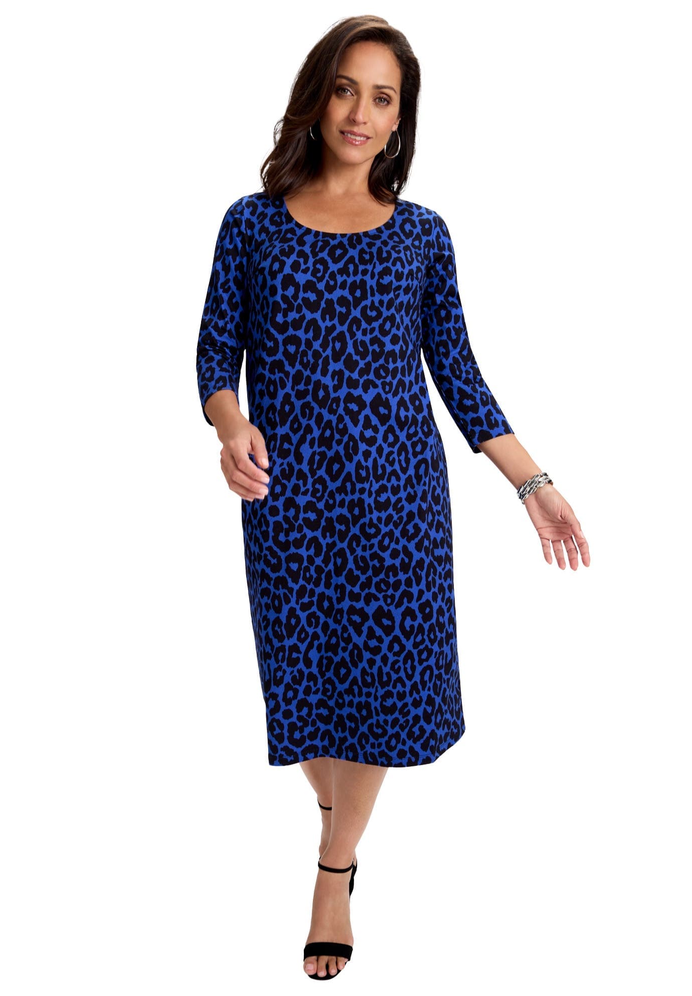 Stretch Cotton T-Shirt Dress - image 3