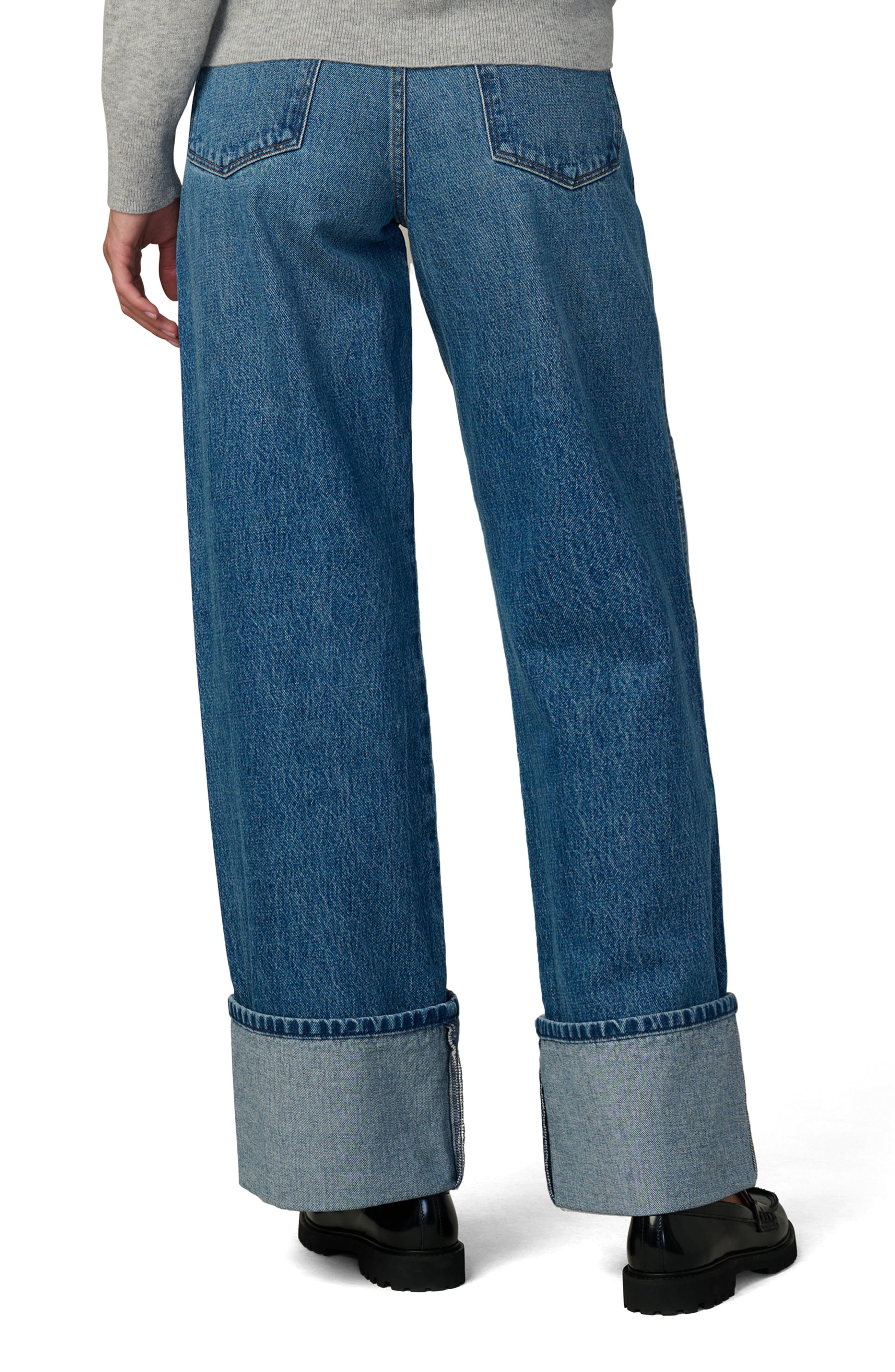 The Margot Cuffed High Waist Wide Leg Jeans - image 2