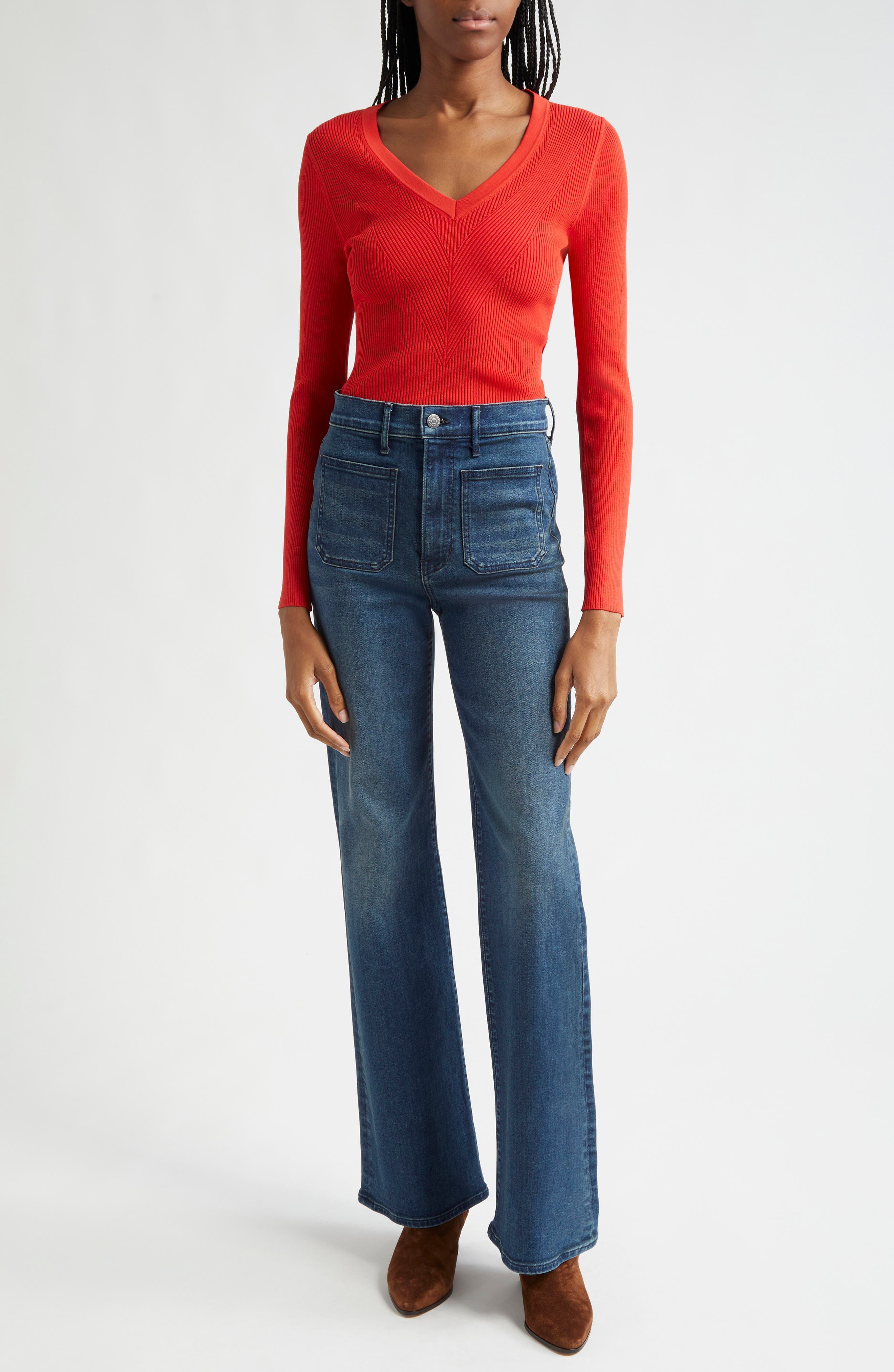 Callie V-Neck Sweater - image 2