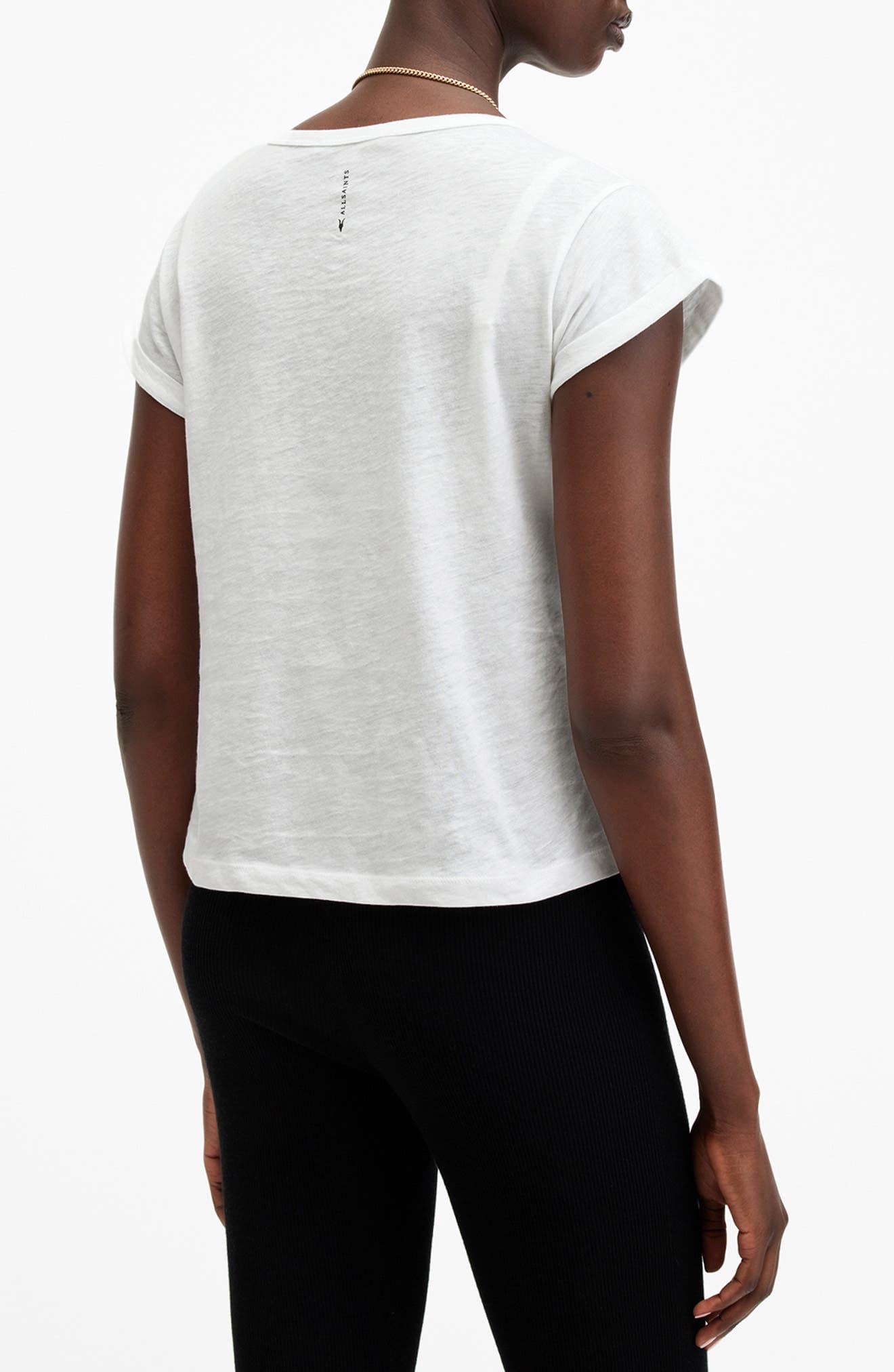 Anna V-Neck Cotton T-Shirt - image 2