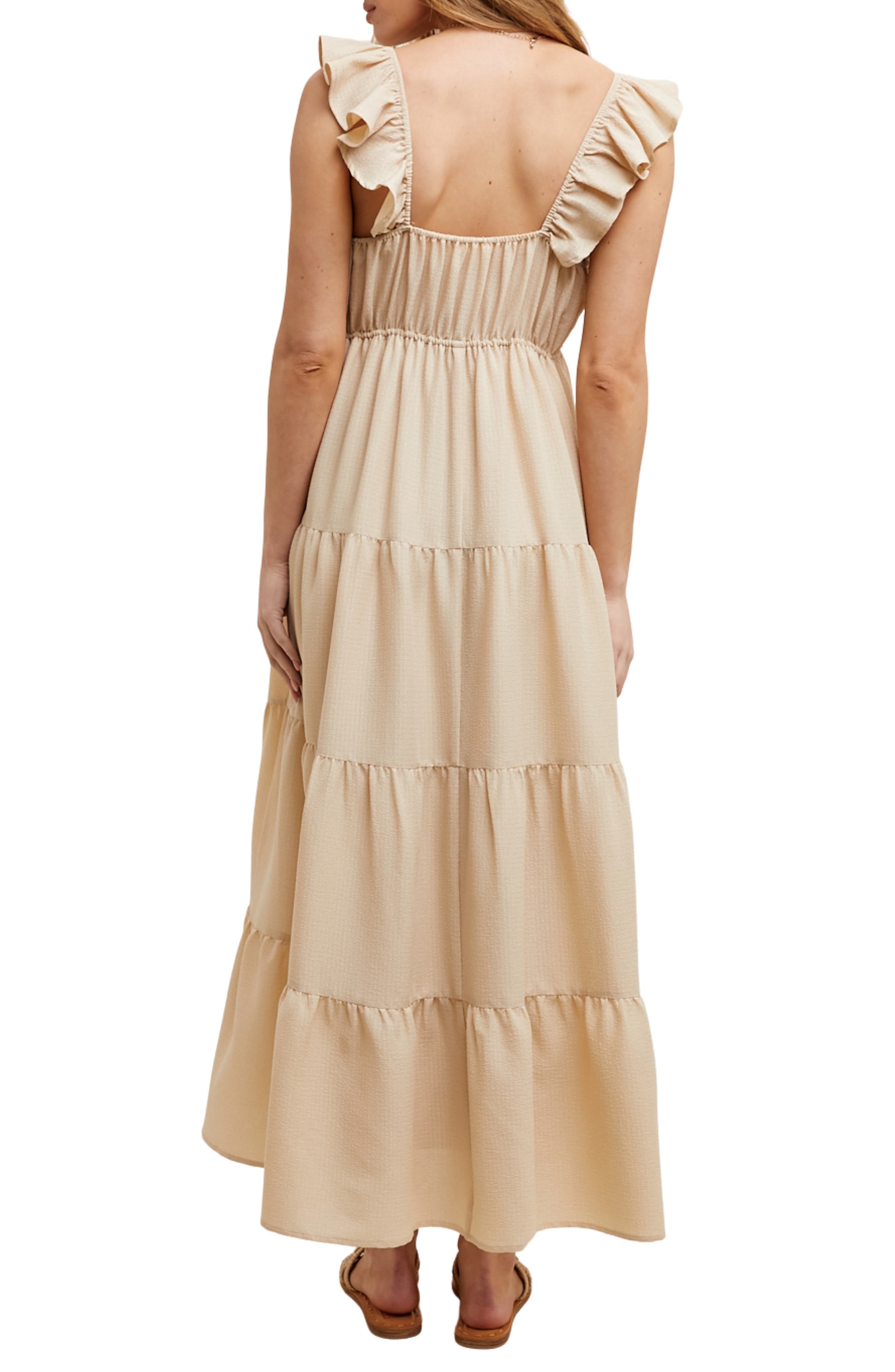 Textured Tiered Maxi Dress - image 2