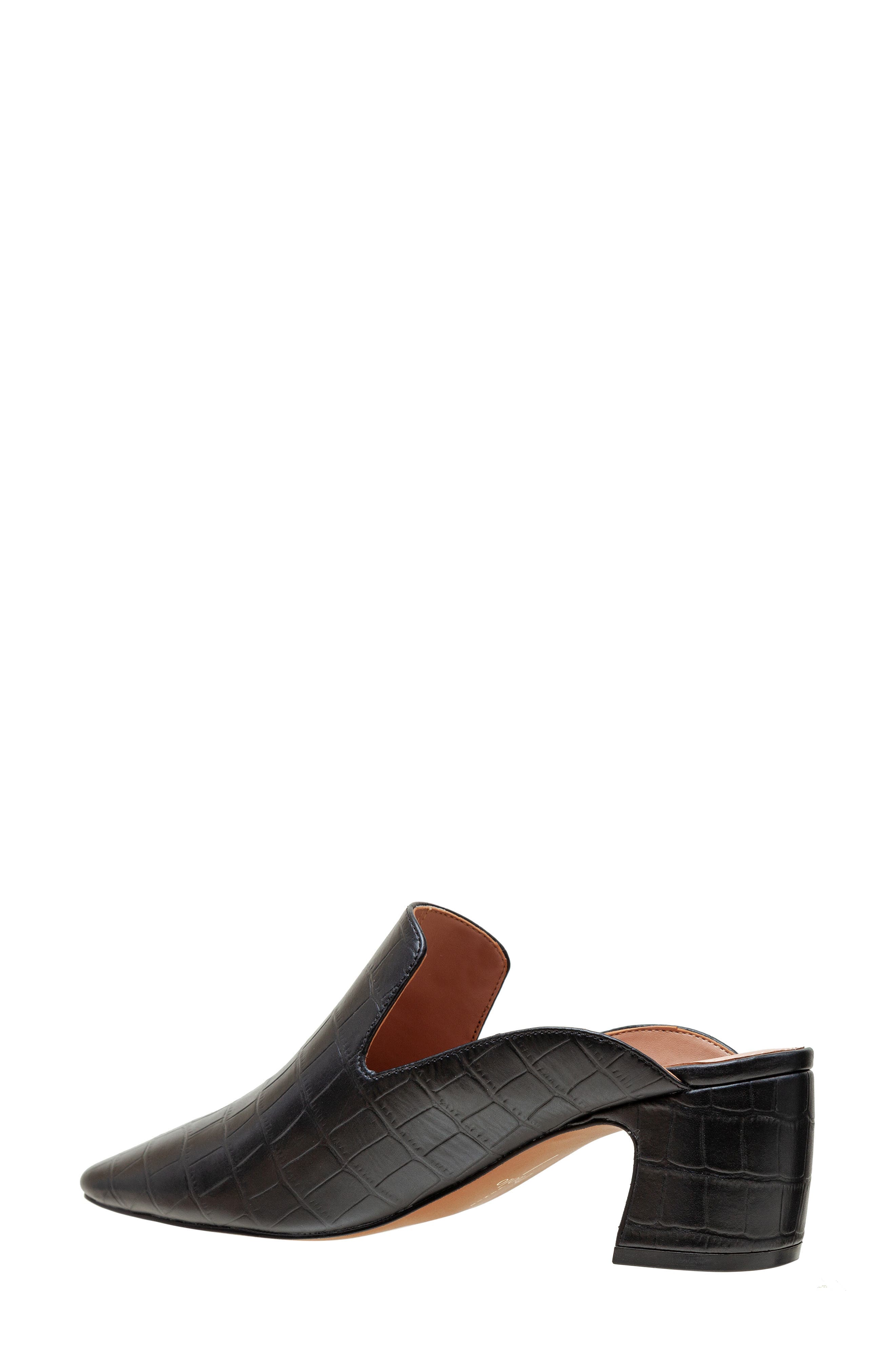 Giselle Croc Embossed Mule - image 2