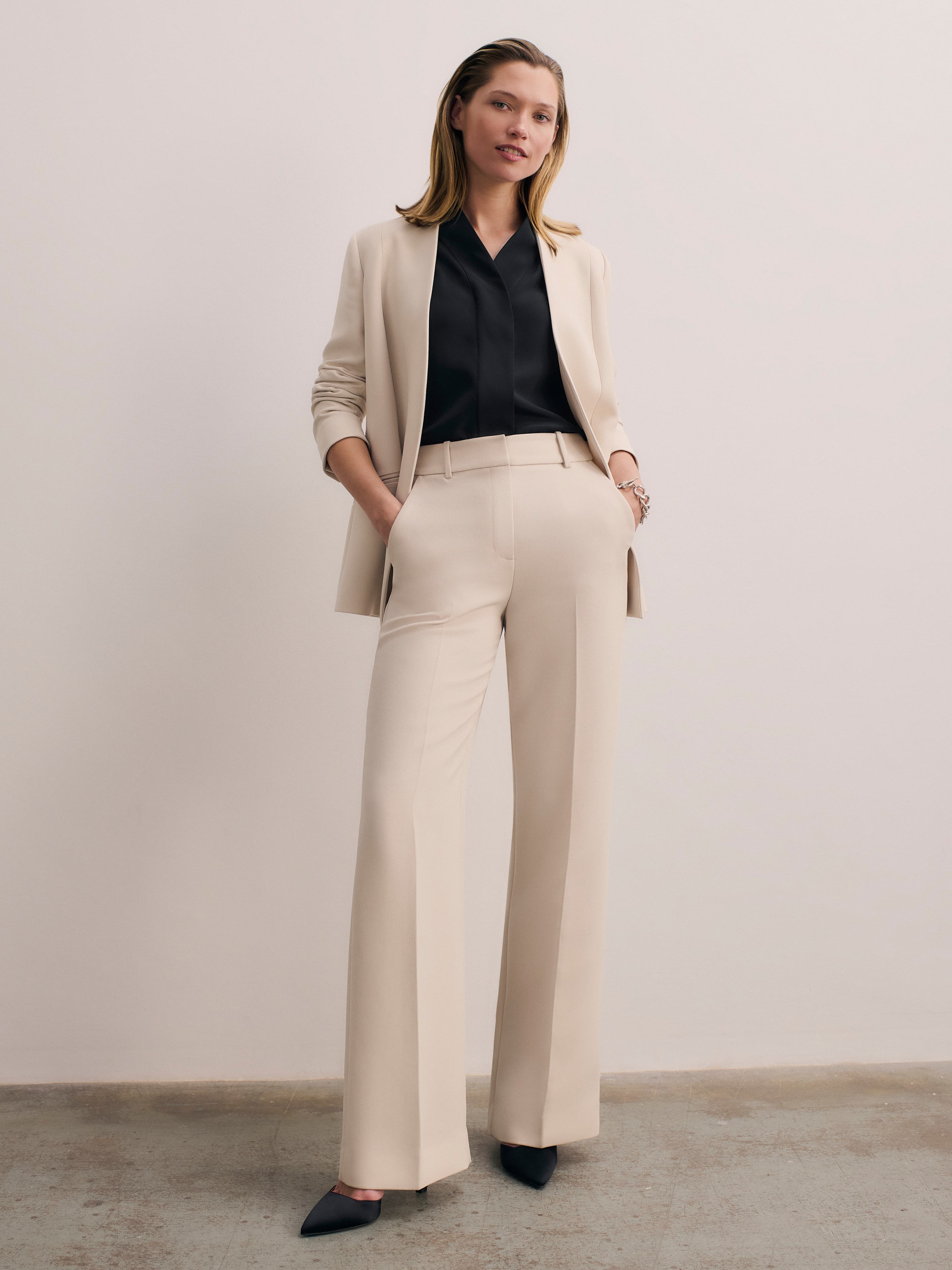 Alzira Doppio Crepe Pants - image 2