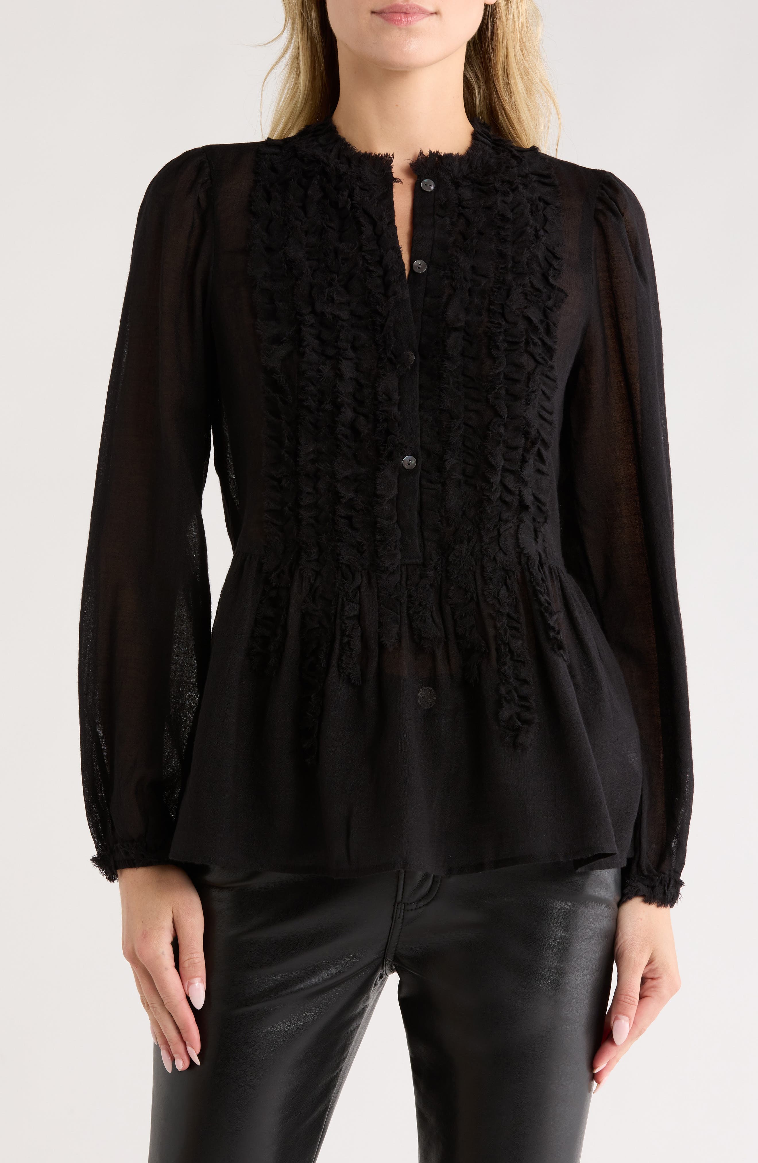 Cosima Long Sleeve Wool Tunic - image 1