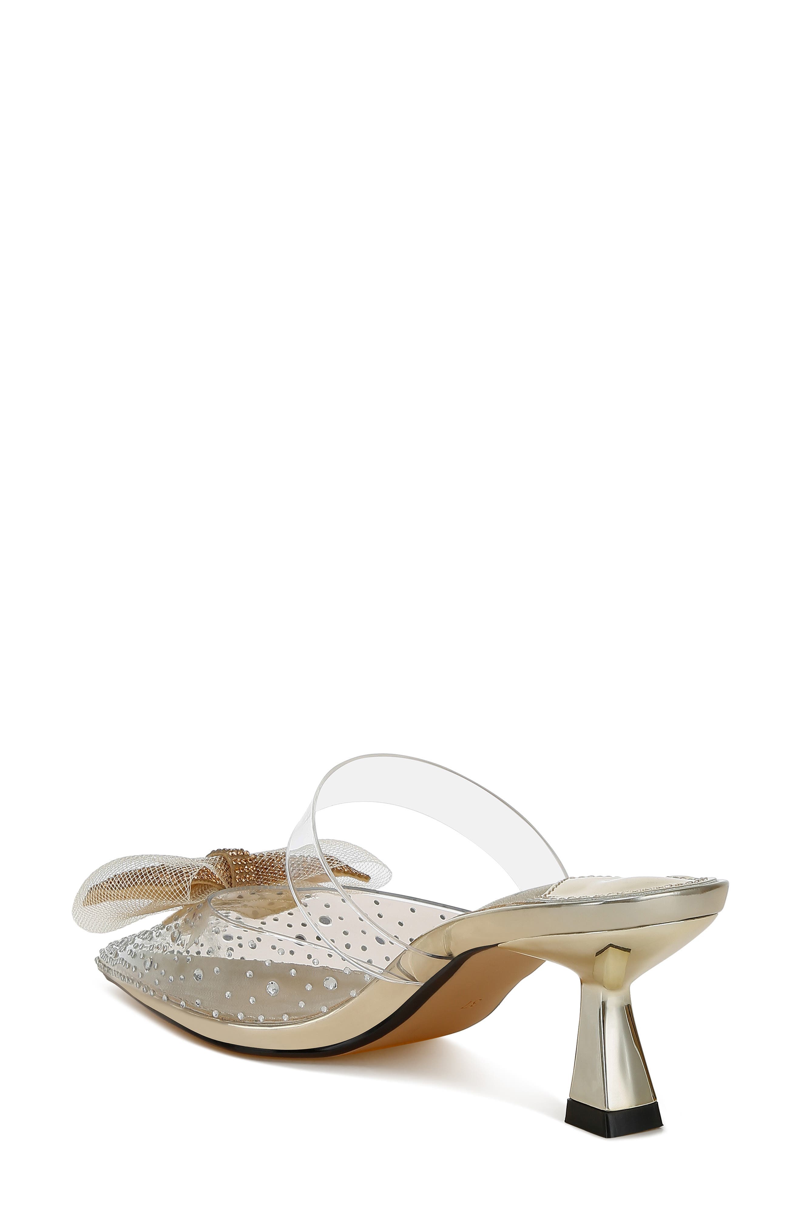 Freja Rhinestone Kitten Heel Mule - image 2