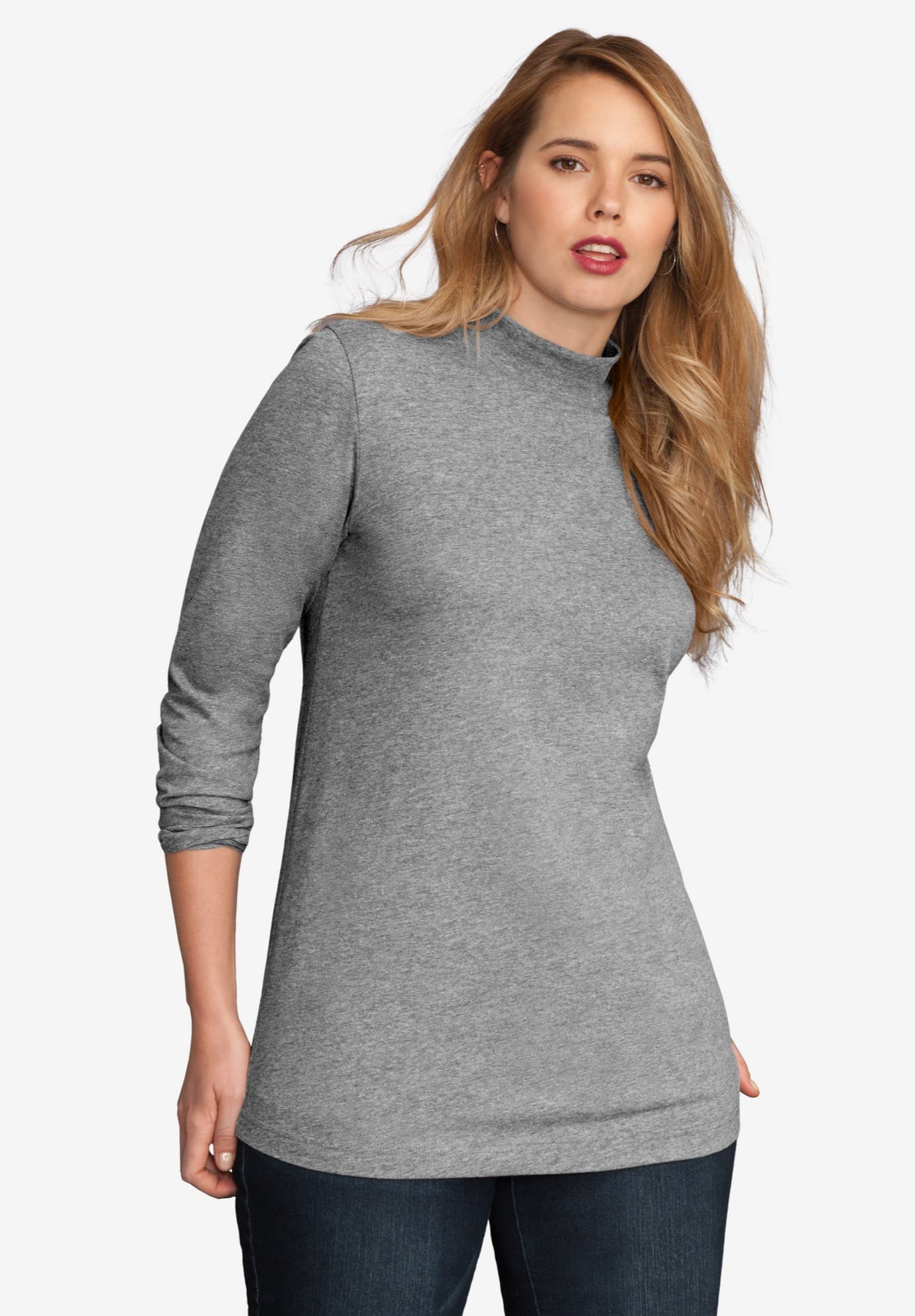 Long Sleeve Mockneck Ultimate Tee - image 3