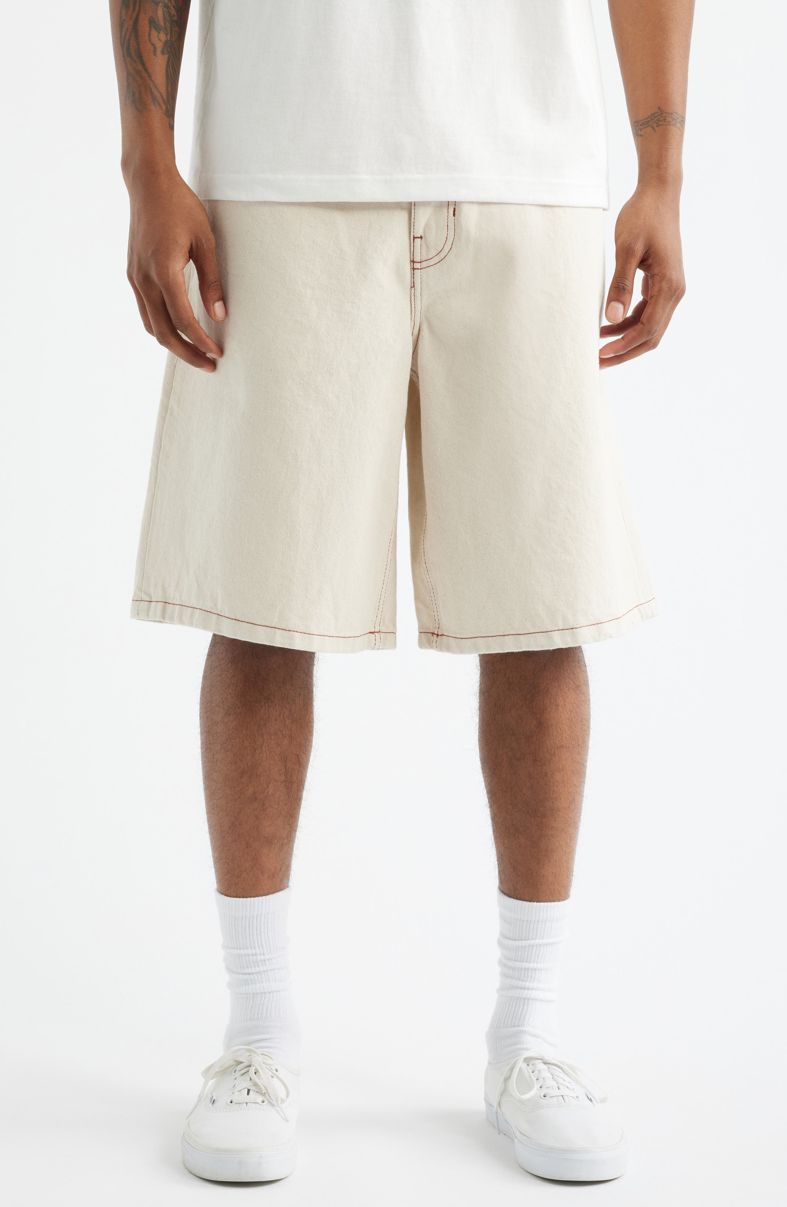 Check-5 Baggy Denim Shorts - image 1
