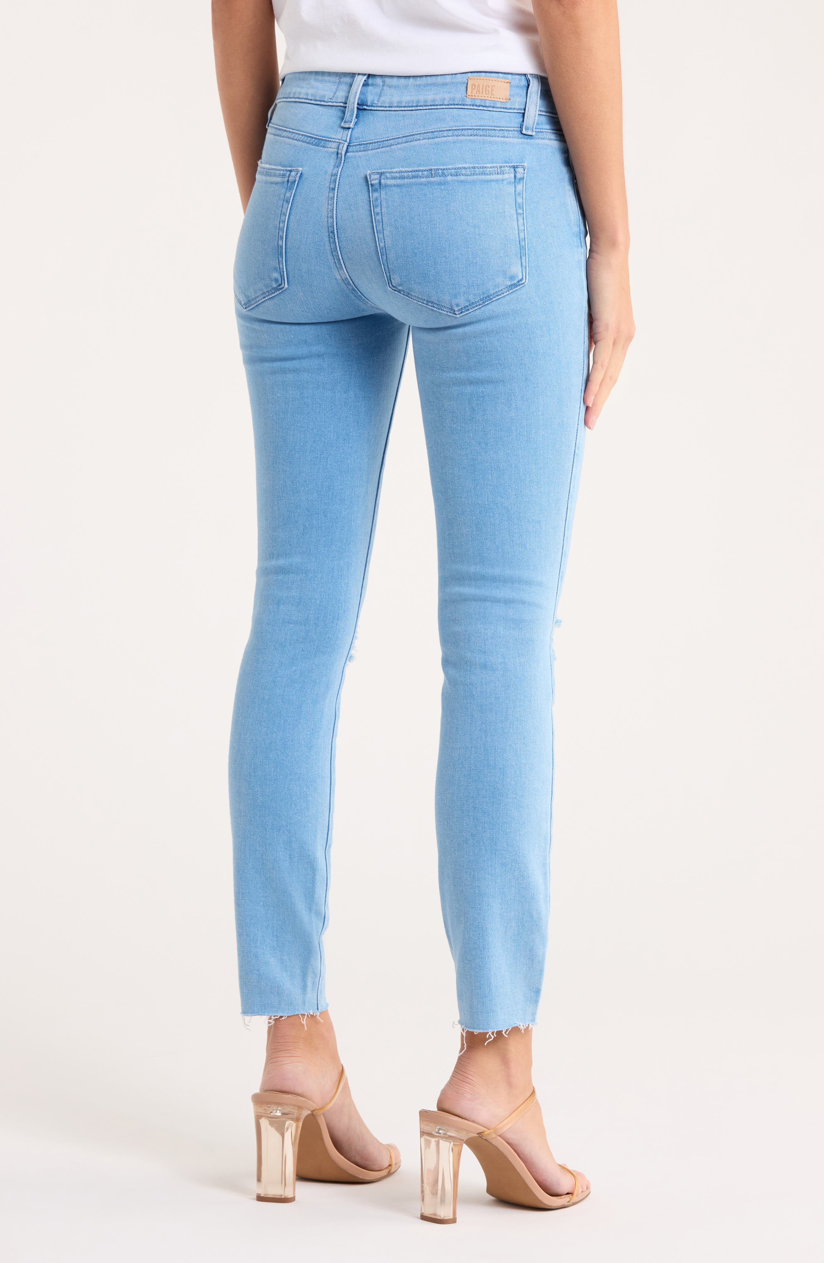 Verdugo Ripped Mid Rise Ankle Skinny Jeans - image 2