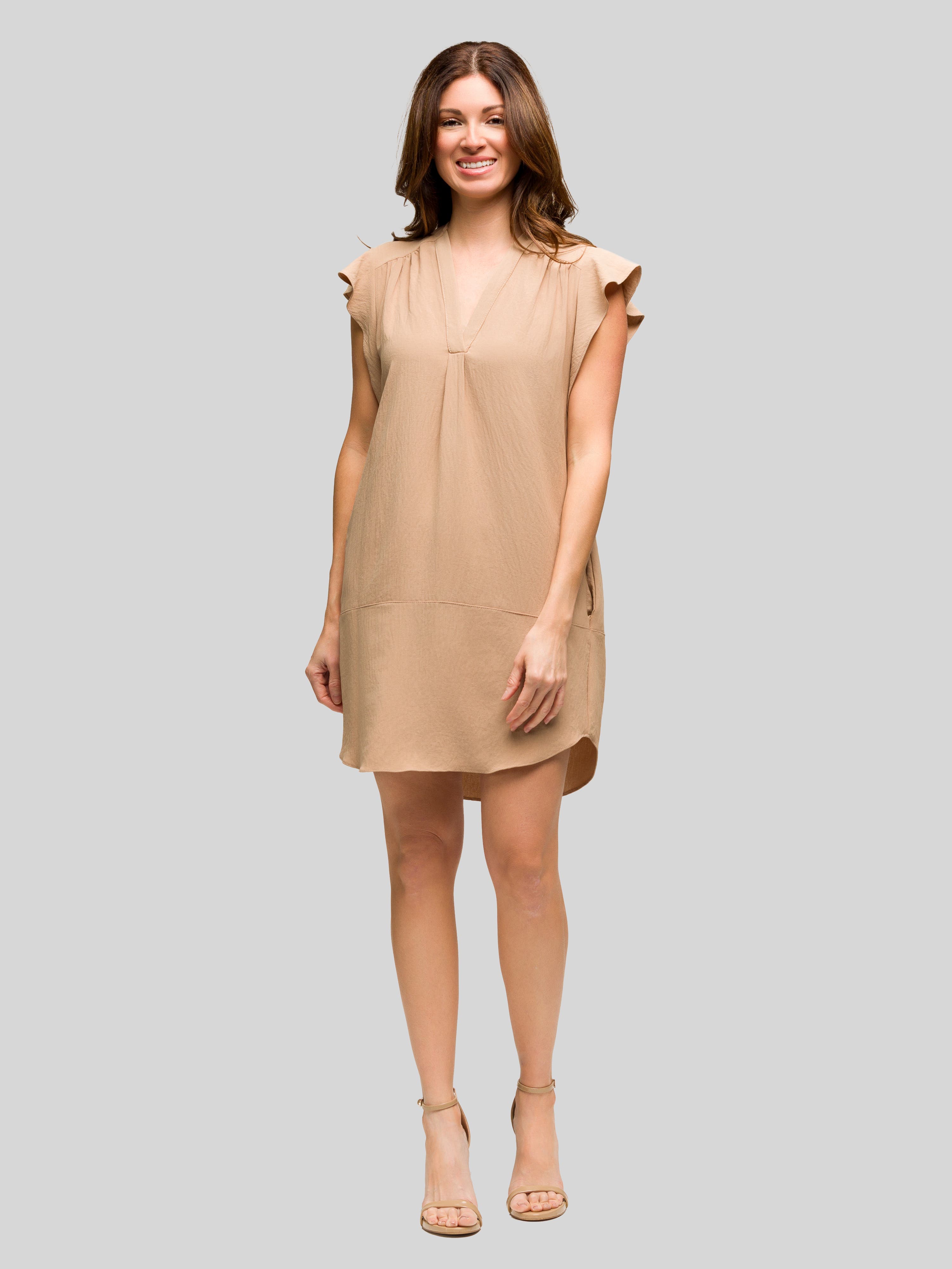 V-Neck Sleeveless Maxi Dress with Belt - image 5